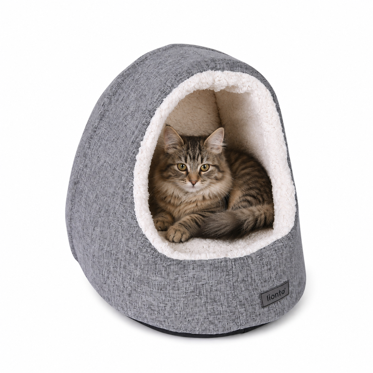 Cueva para gatos con cojín reversible