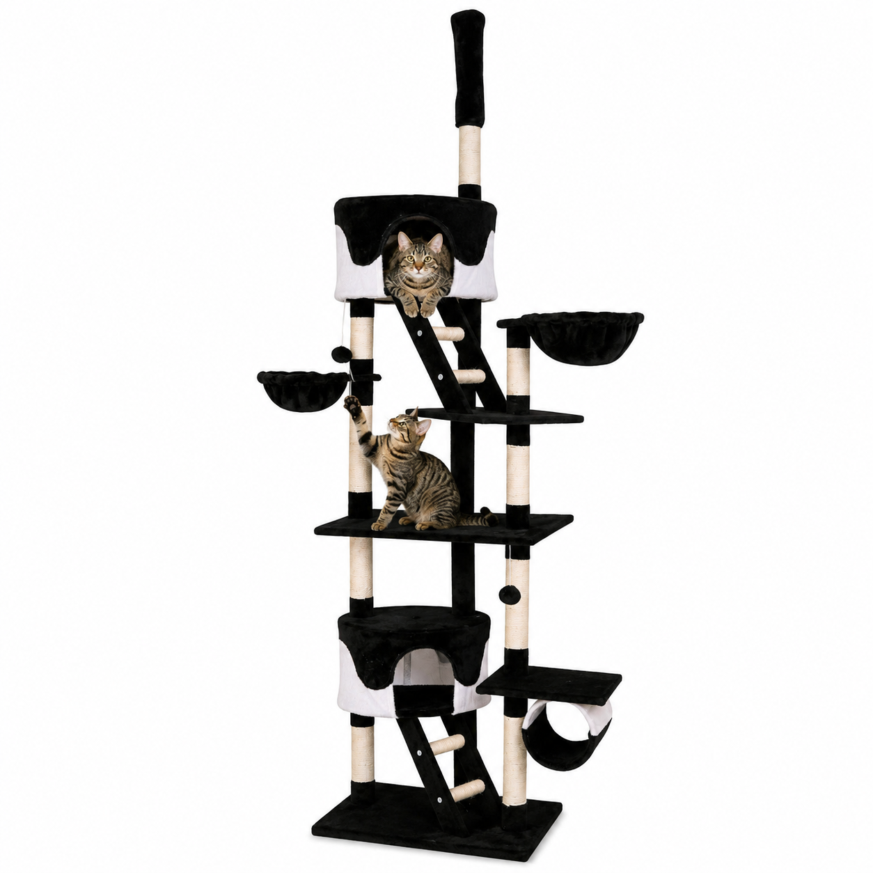 Rascador para gatos Árbol escalador arañar Juguete para Mascotas Sisal