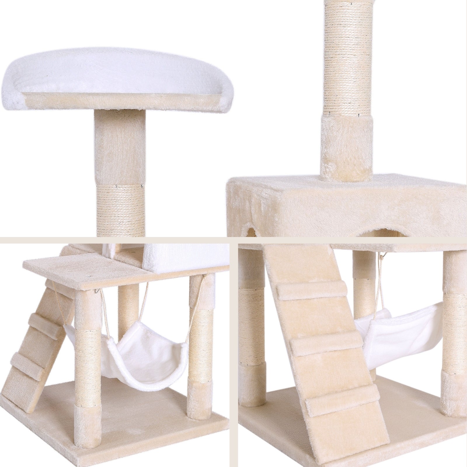 Poste rascador para gatos altura 133 cm