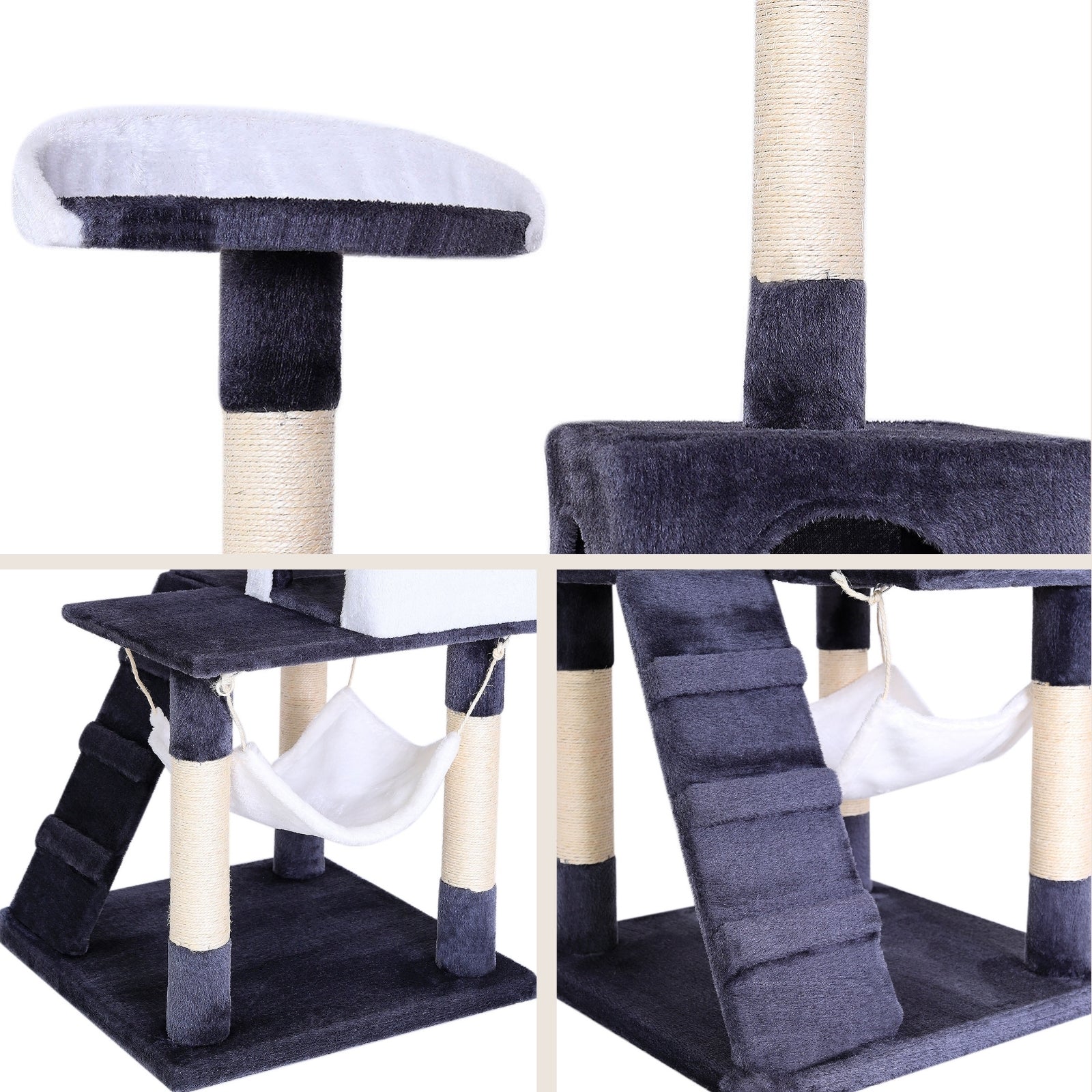 Poste rascador para gatos altura 133 cm