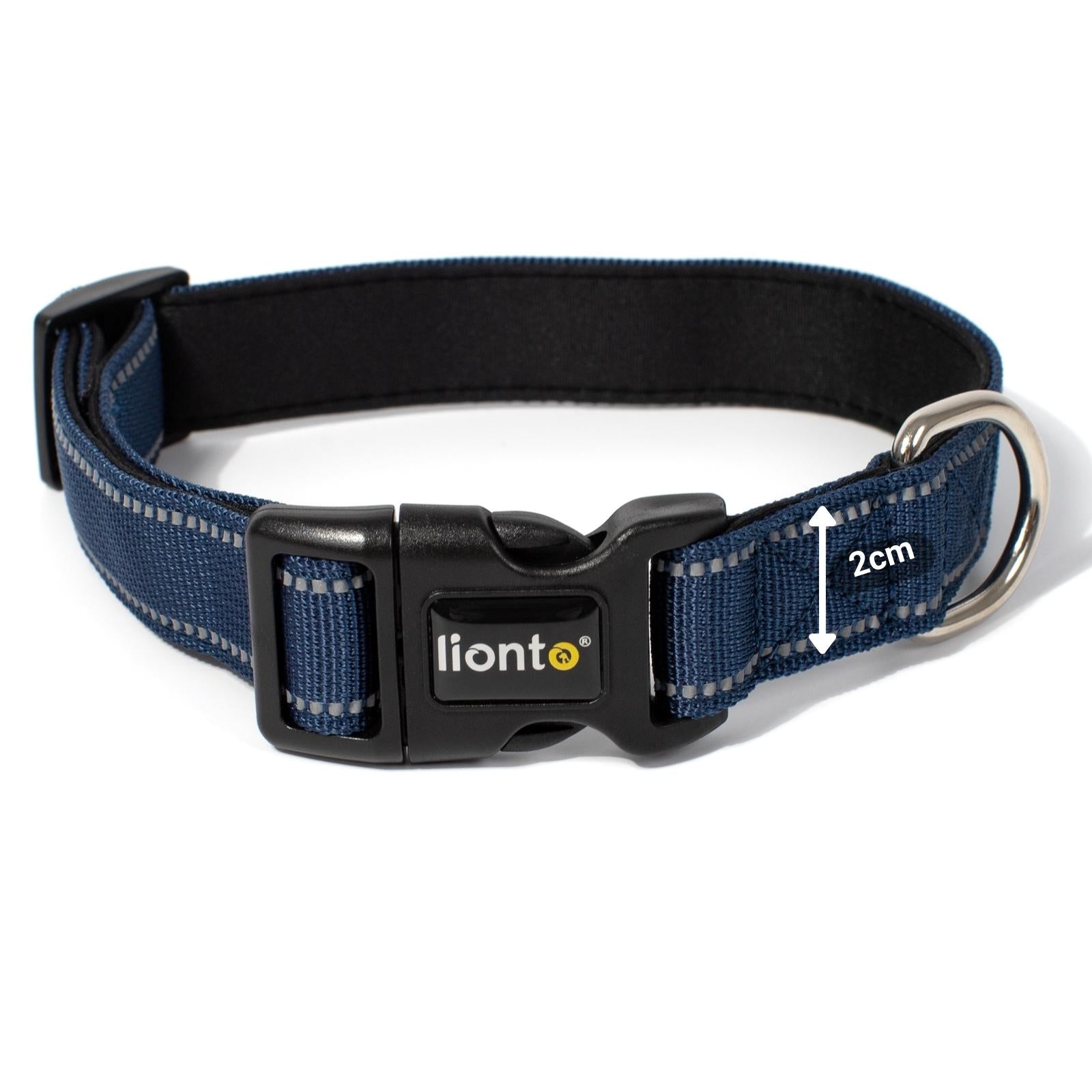 Collar para perros acolchado, reflectante e impermeable