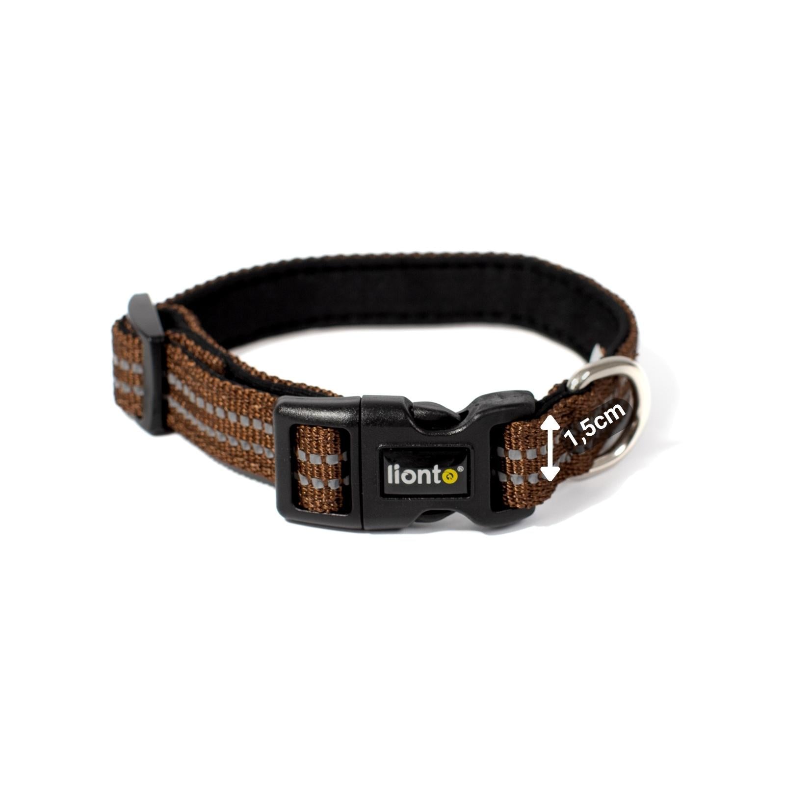 Collar para perros acolchado, reflectante e impermeable