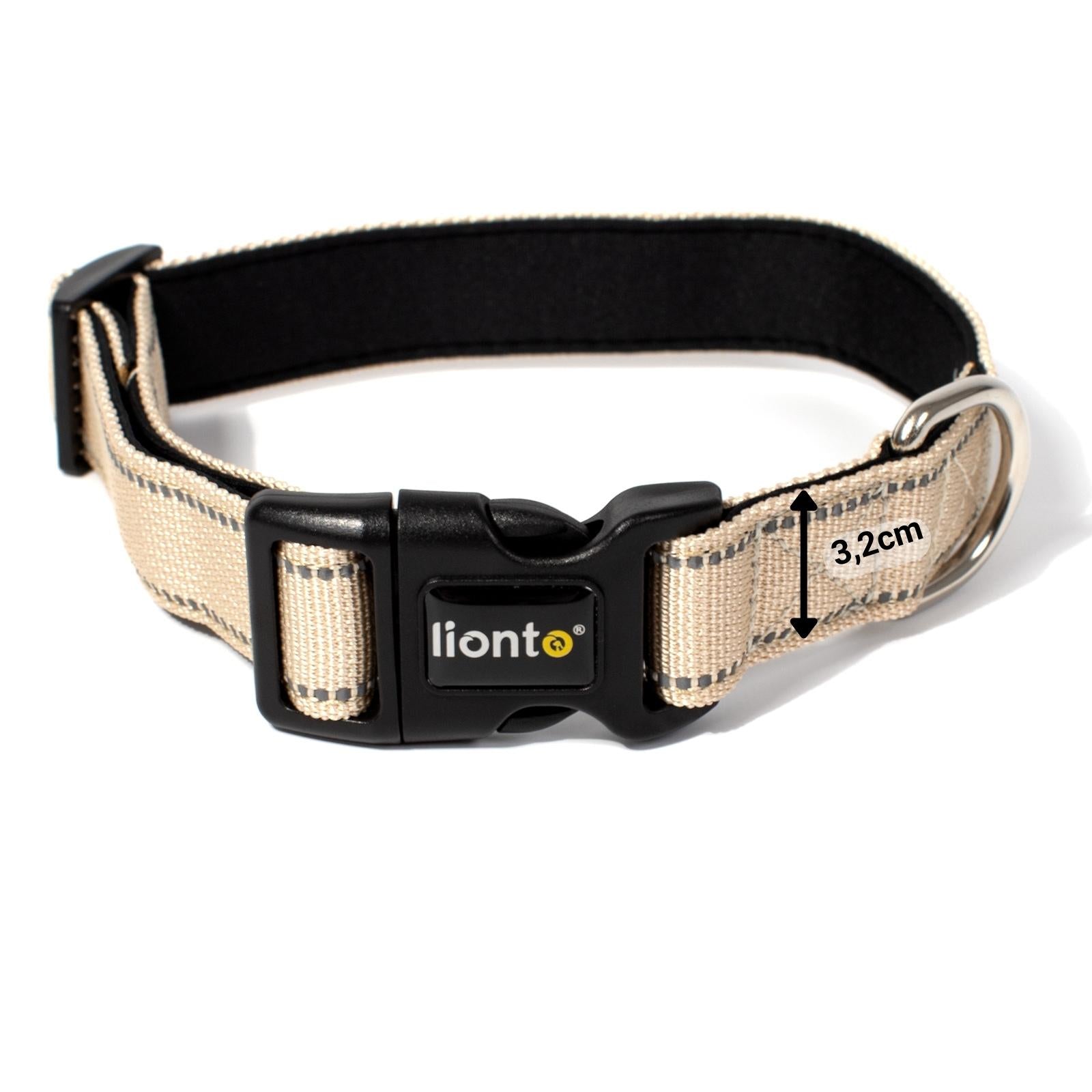 Collar para perros acolchado, reflectante e impermeable