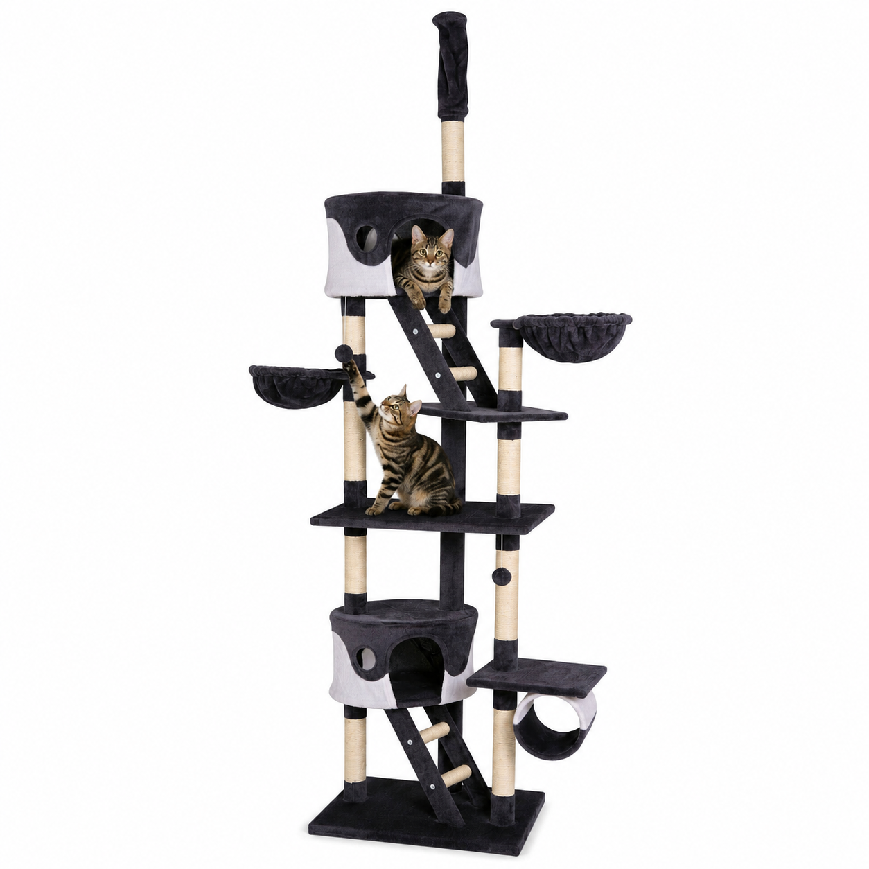 Rascador para gatos Árbol escalador arañar Juguete para Mascotas Sisal