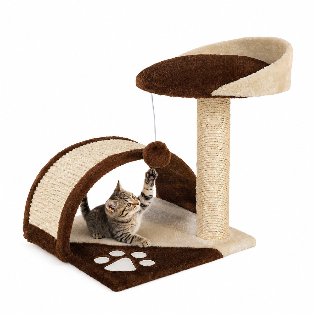 Poste rascador para gatos altura 43 cm