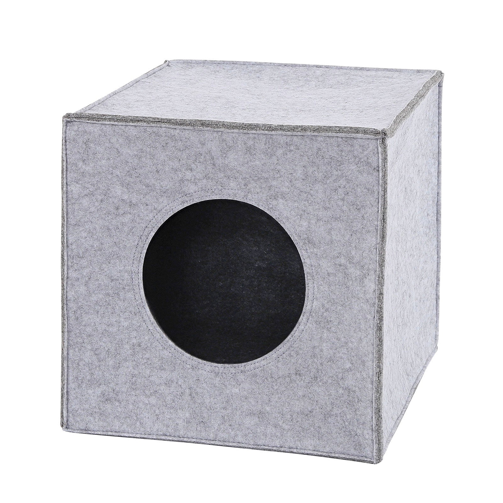 Cueva de gato de fieltro, personalizada