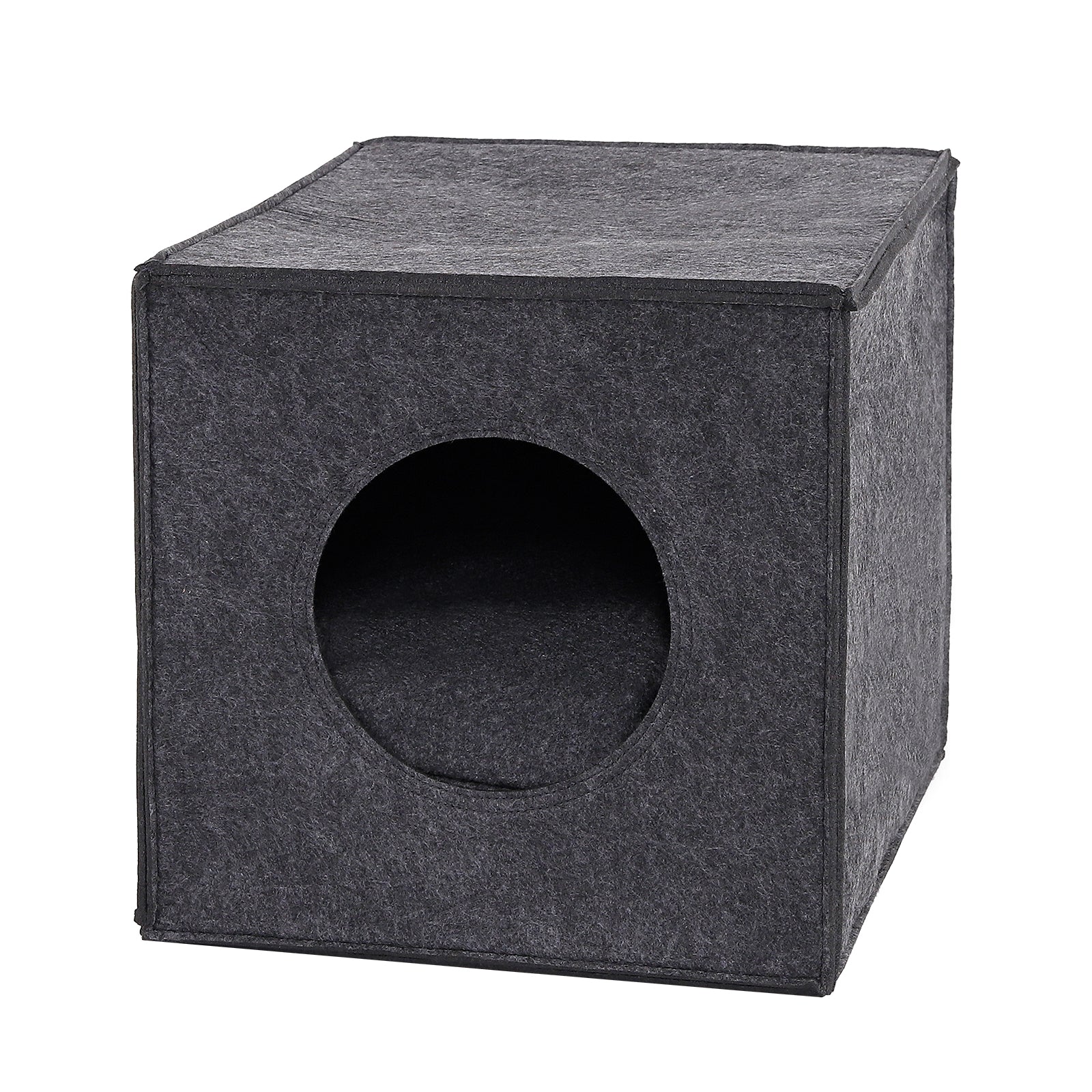 Cueva de gato de fieltro, personalizada