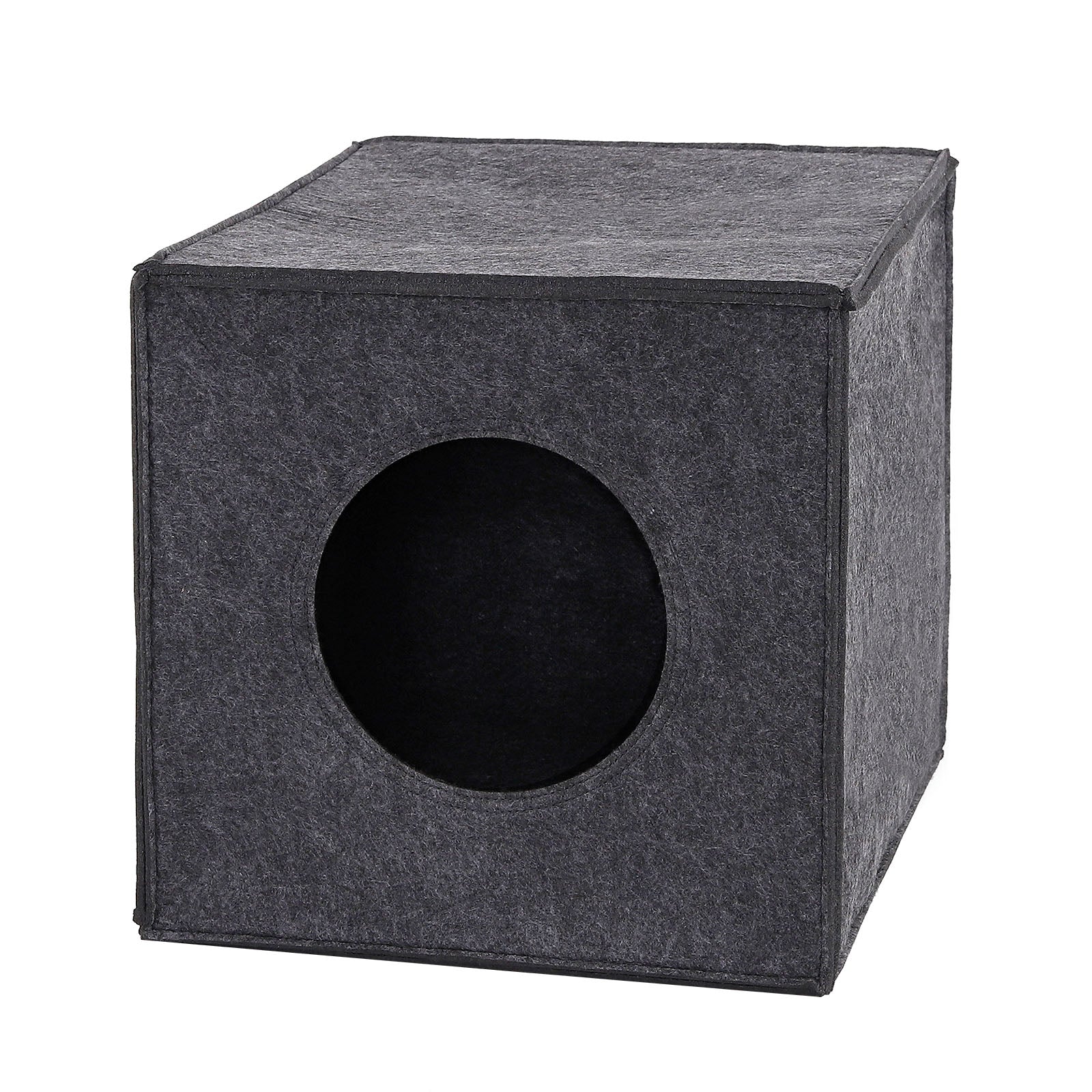 Cueva de gato de fieltro, personalizada