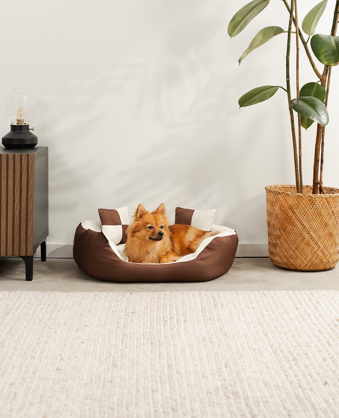 Cama para perros 4 en 1 con cojín reversible