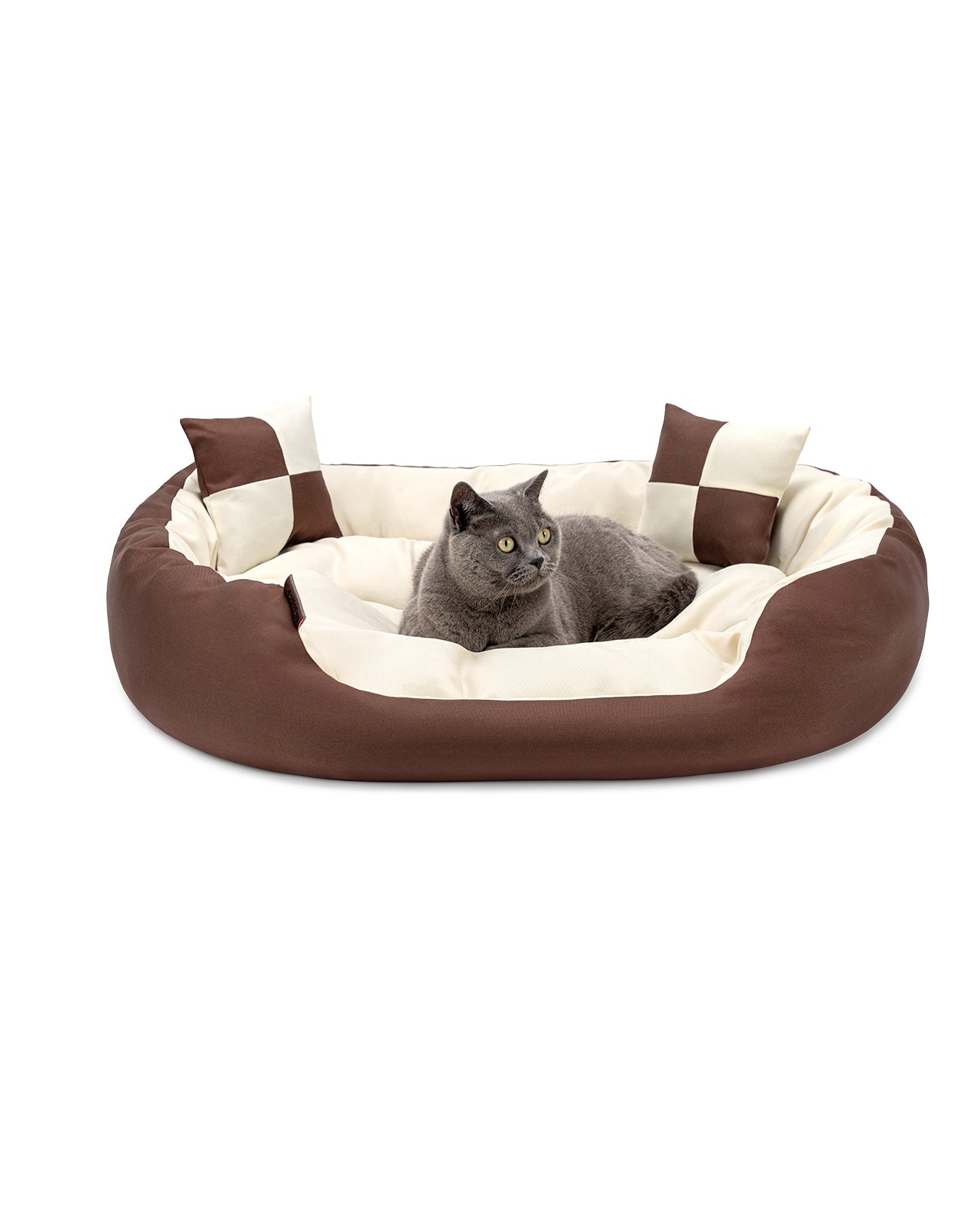 Cama para gatos 4 en 1 con cojín reversible