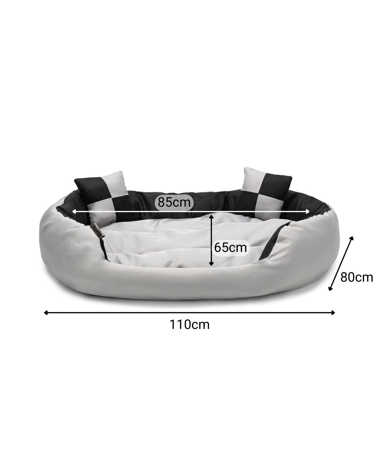 Cama para perros 4 en 1 con cojín reversible
