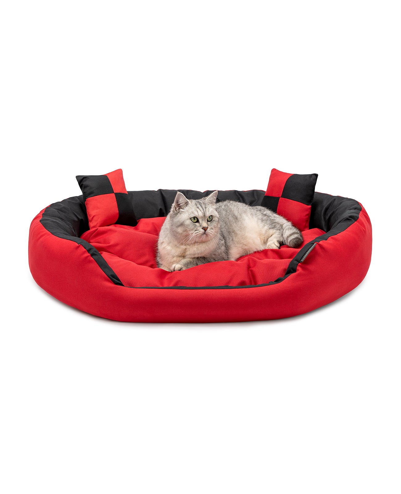 Cama para gatos 4 en 1 con cojín reversible