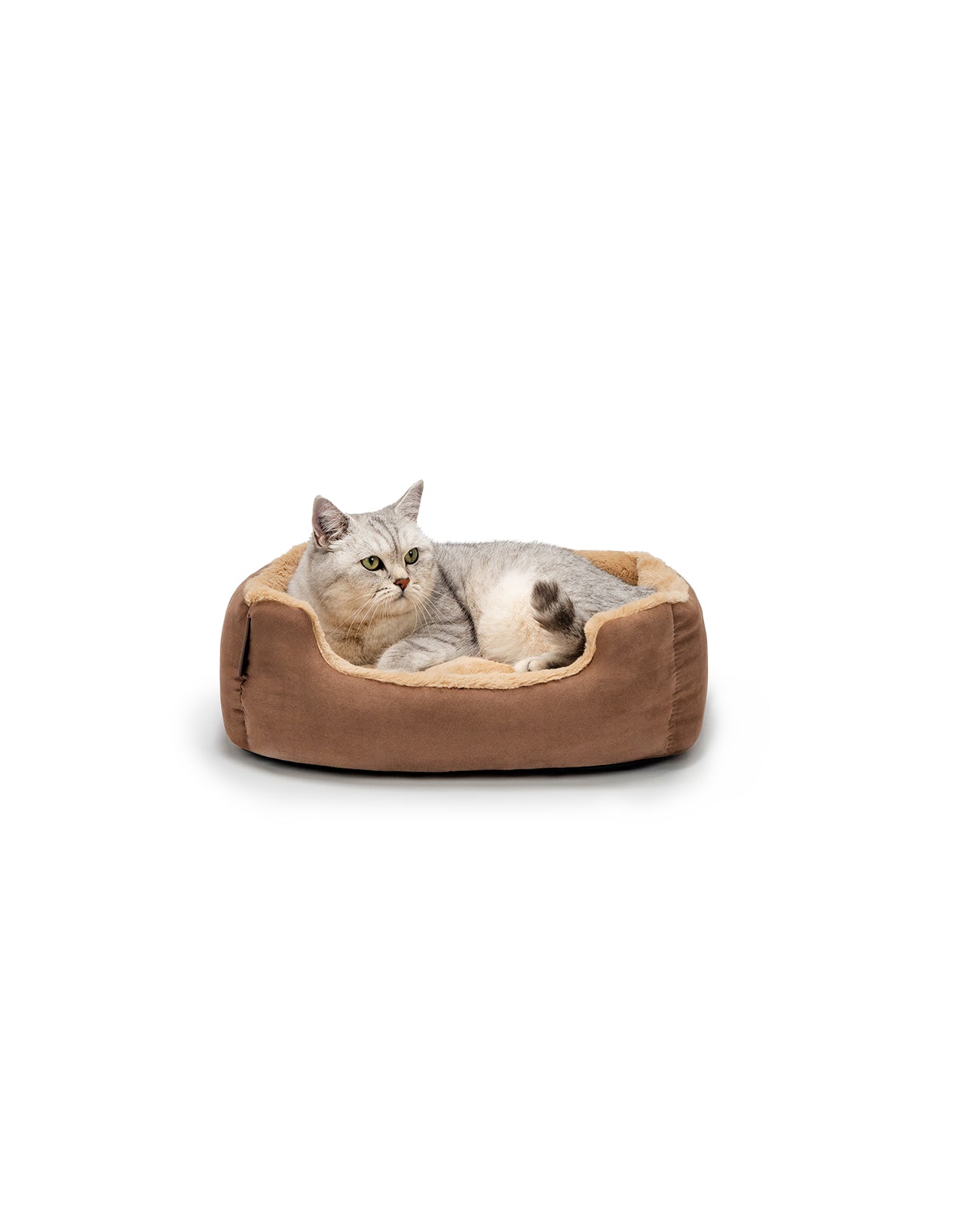 Cama para gatos con cojín reversible