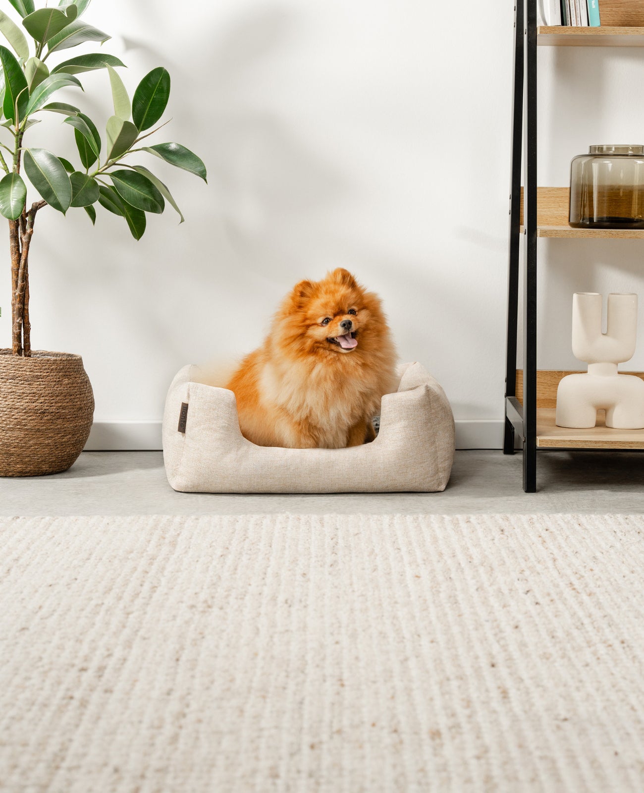 Cama para perros con cojín reversible
