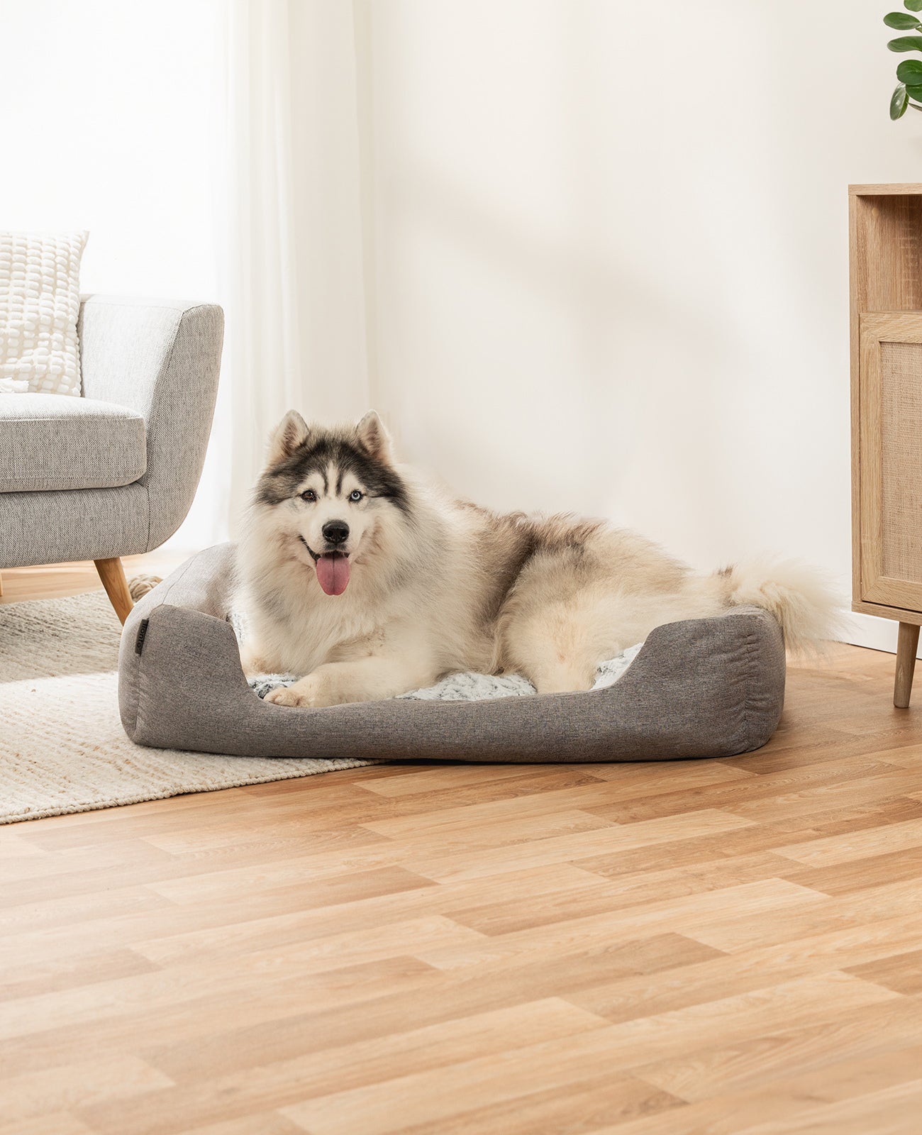Cama para perros con cojín reversible