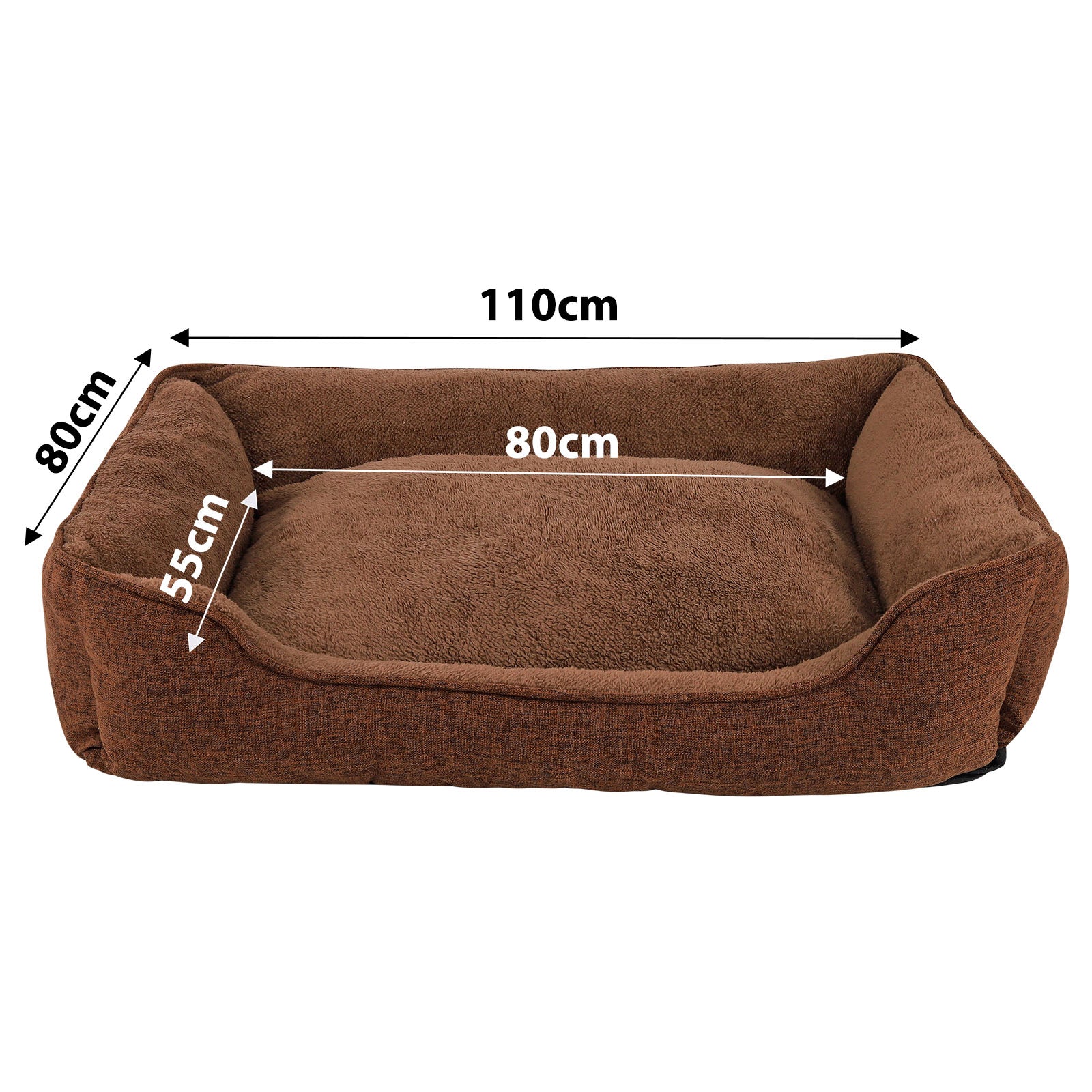 Cama para perros con funda extraíble