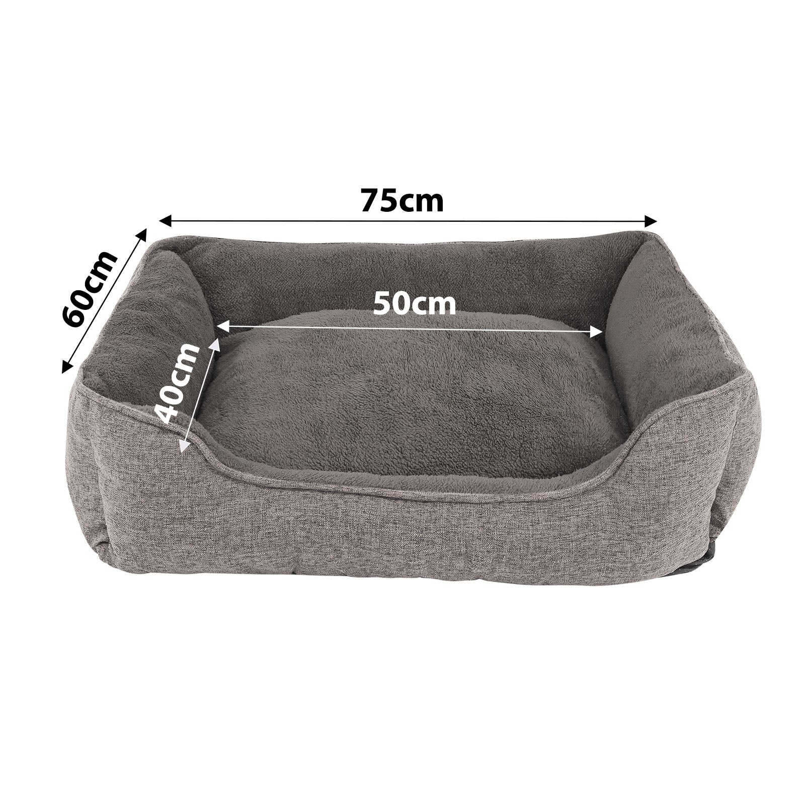 Cama para perros con funda extraíble