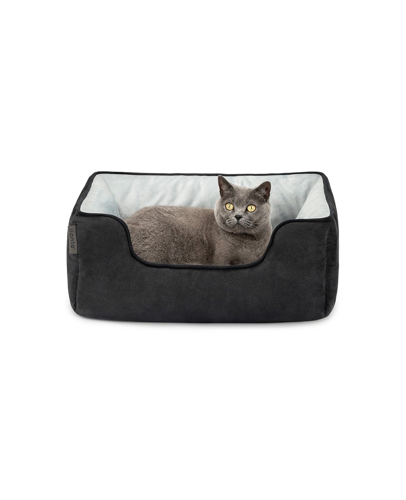 Cama para gatos 2 en 1 con aspecto de ante