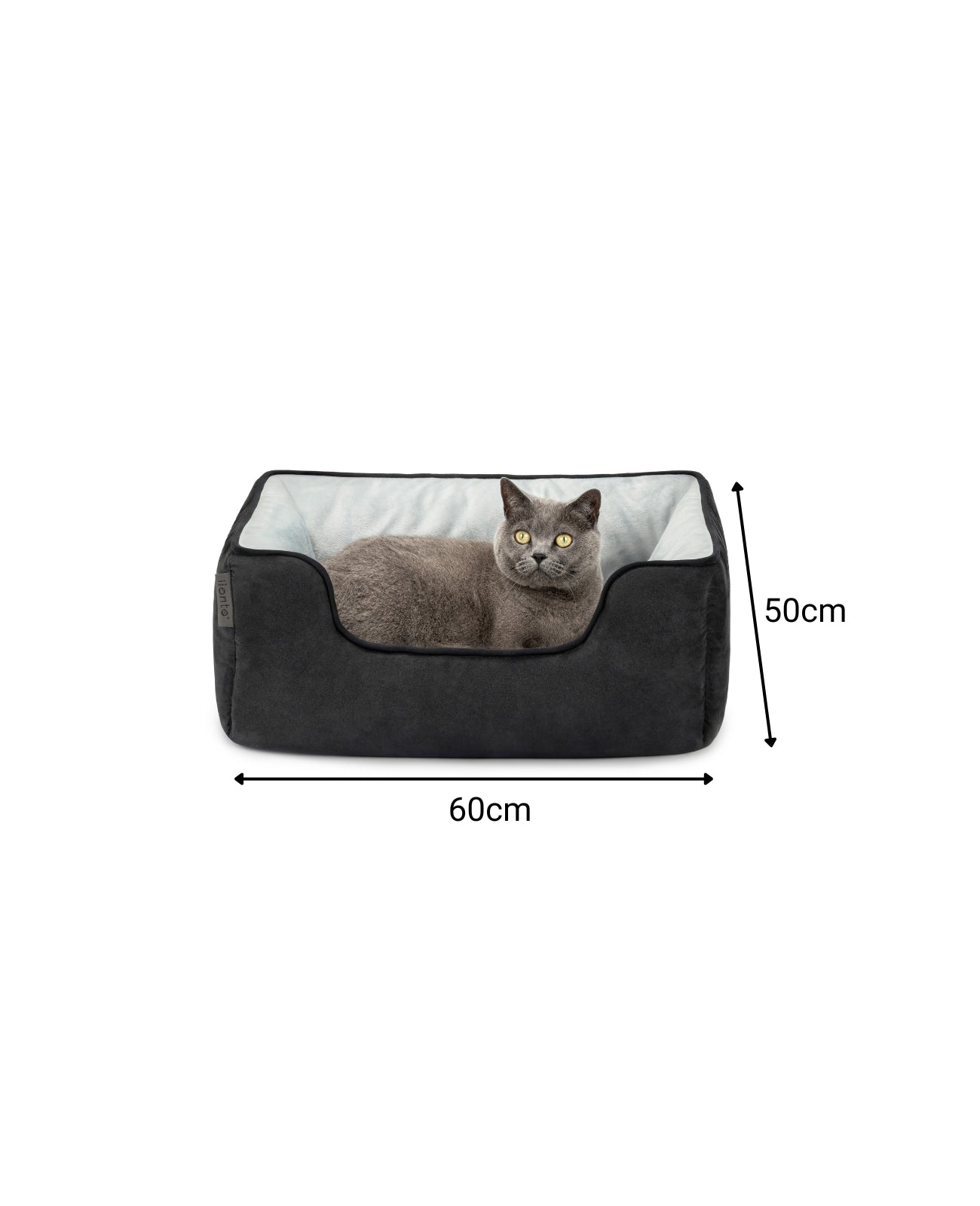 Cama para gatos 2 en 1 con aspecto de ante