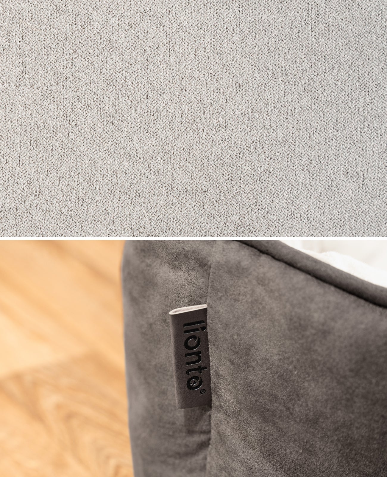 Cama para perros 2 en 1 con aspecto de ante