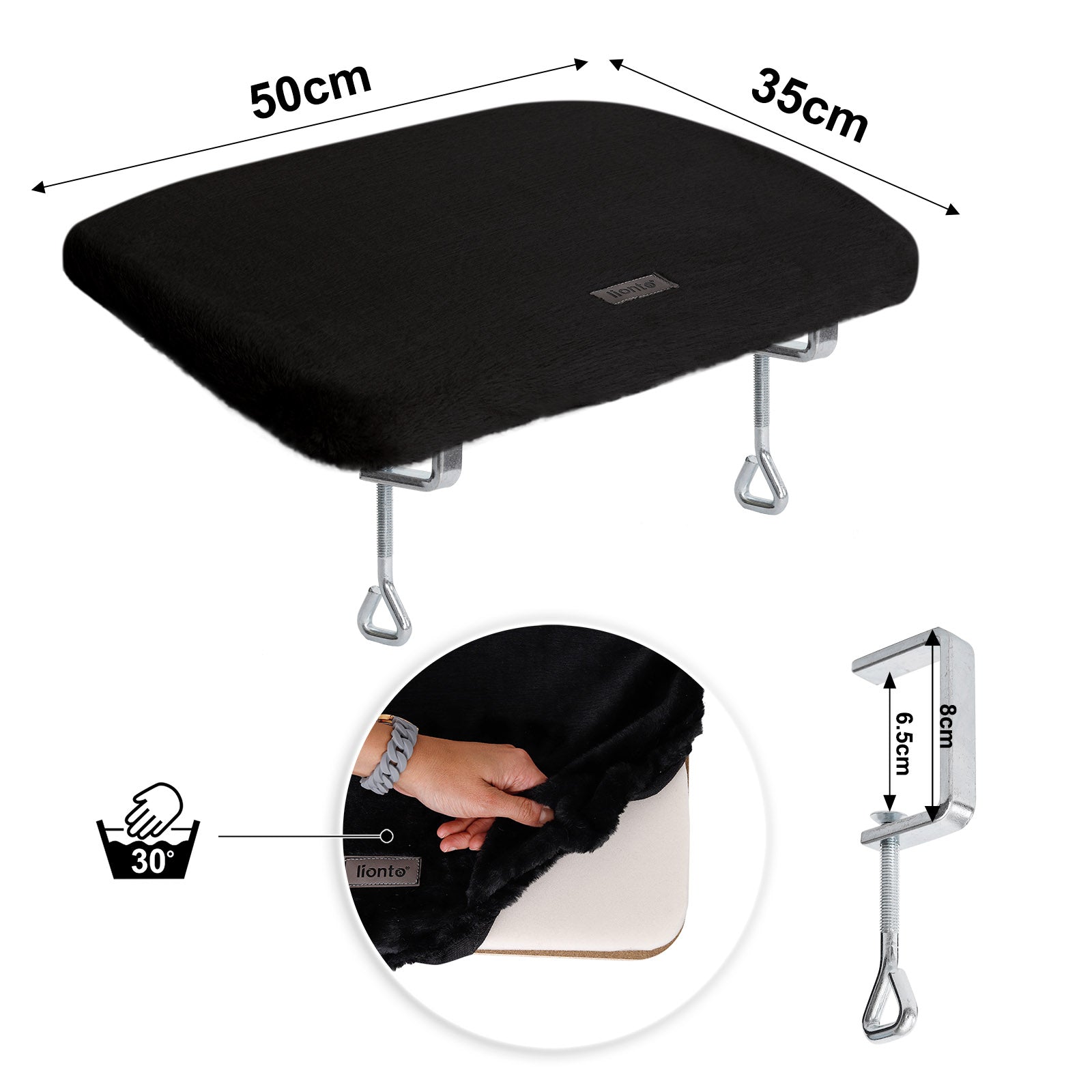 Tumbona para gatos en el alféizar de la ventana