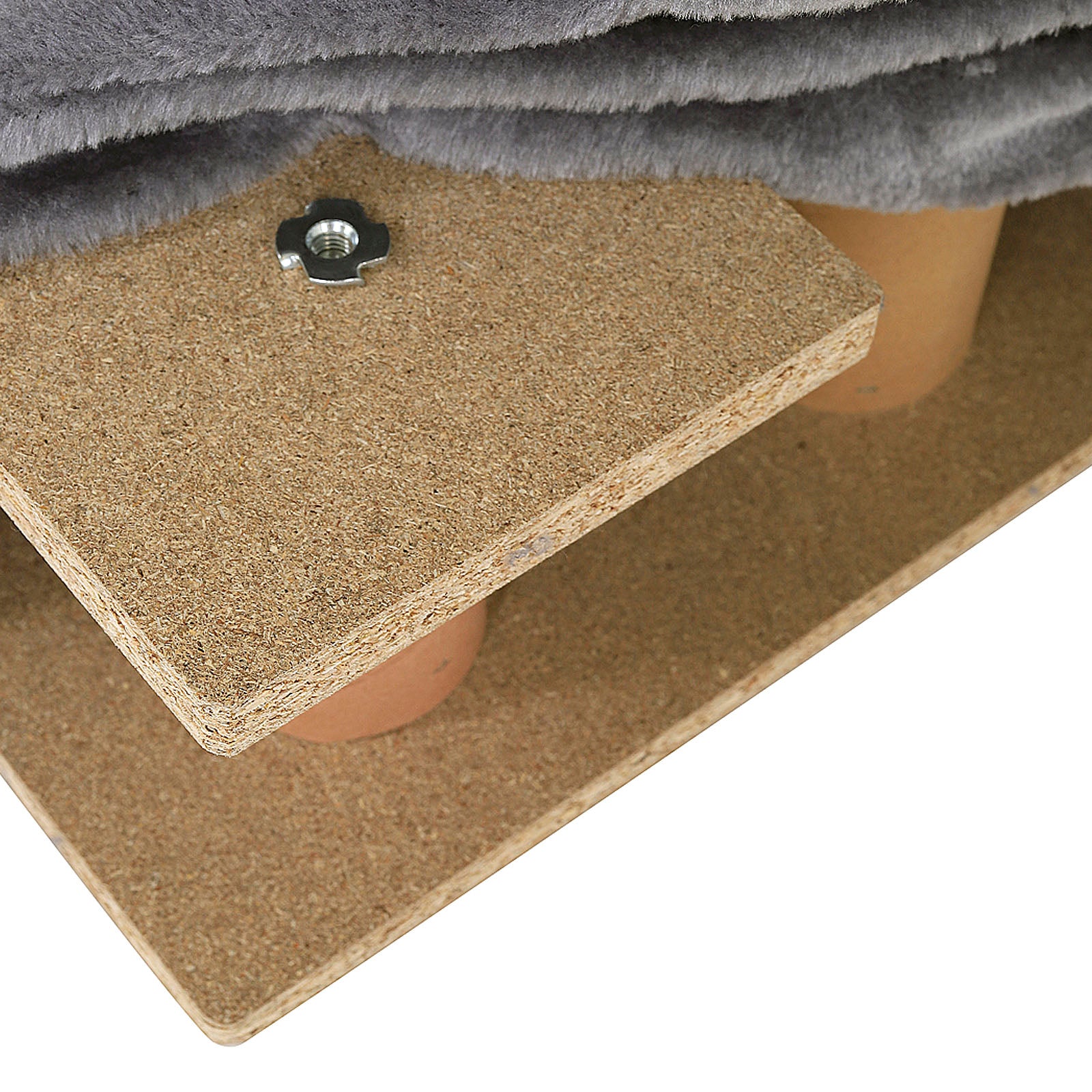 Escaleras para gatos con funda de felpa
