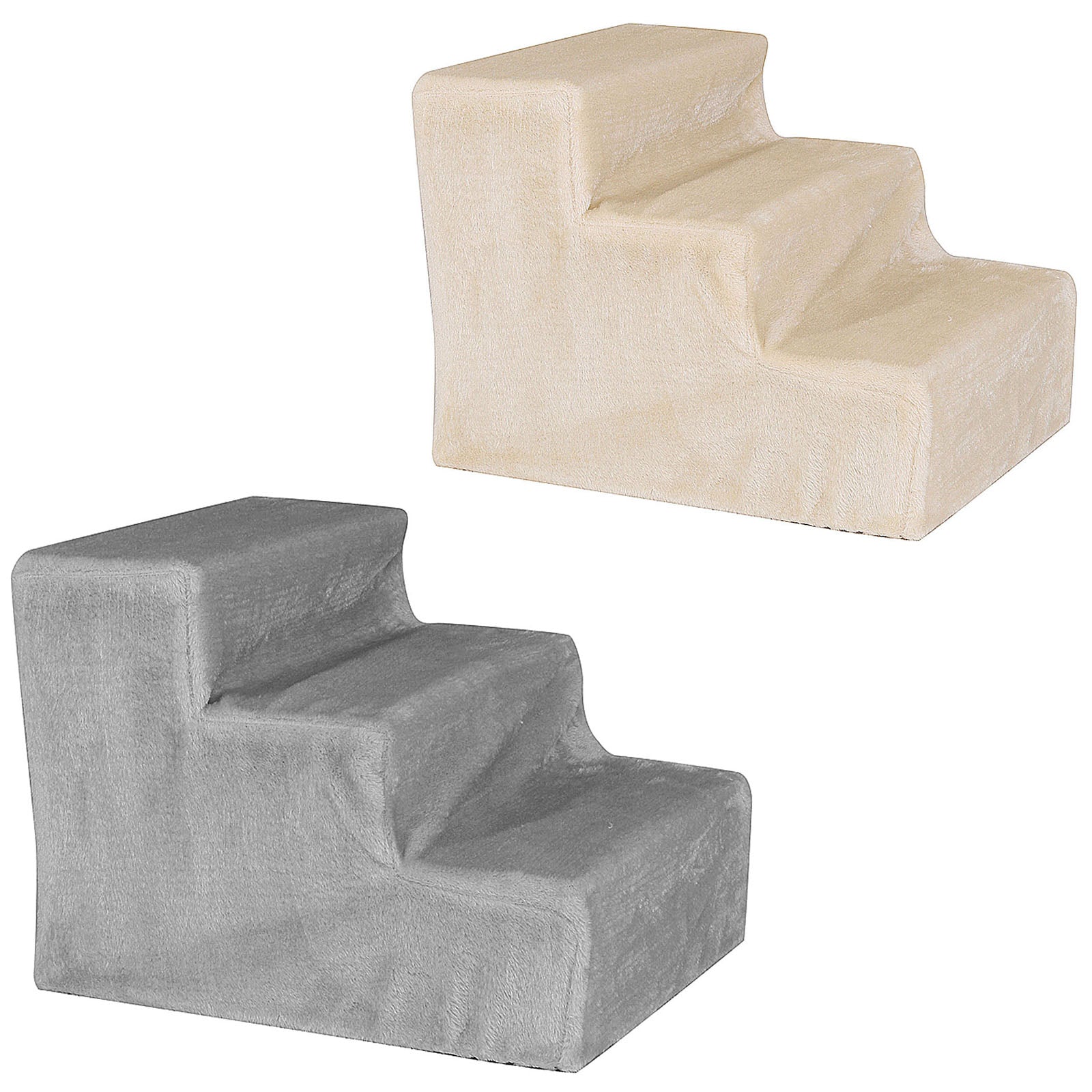 Escaleras para gatos con funda de felpa