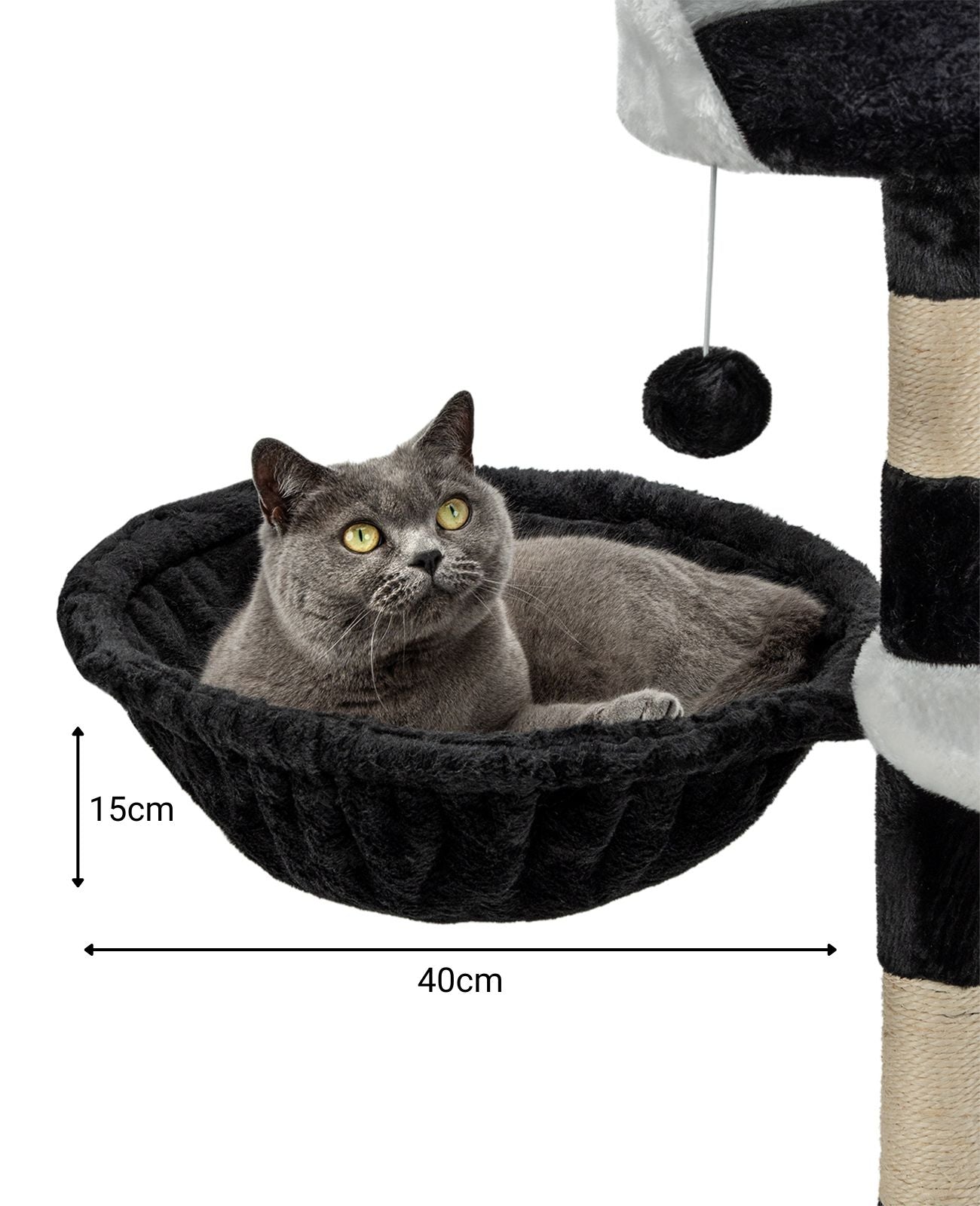 Hamaca Hecha de Felpa, 15 - 25 cm