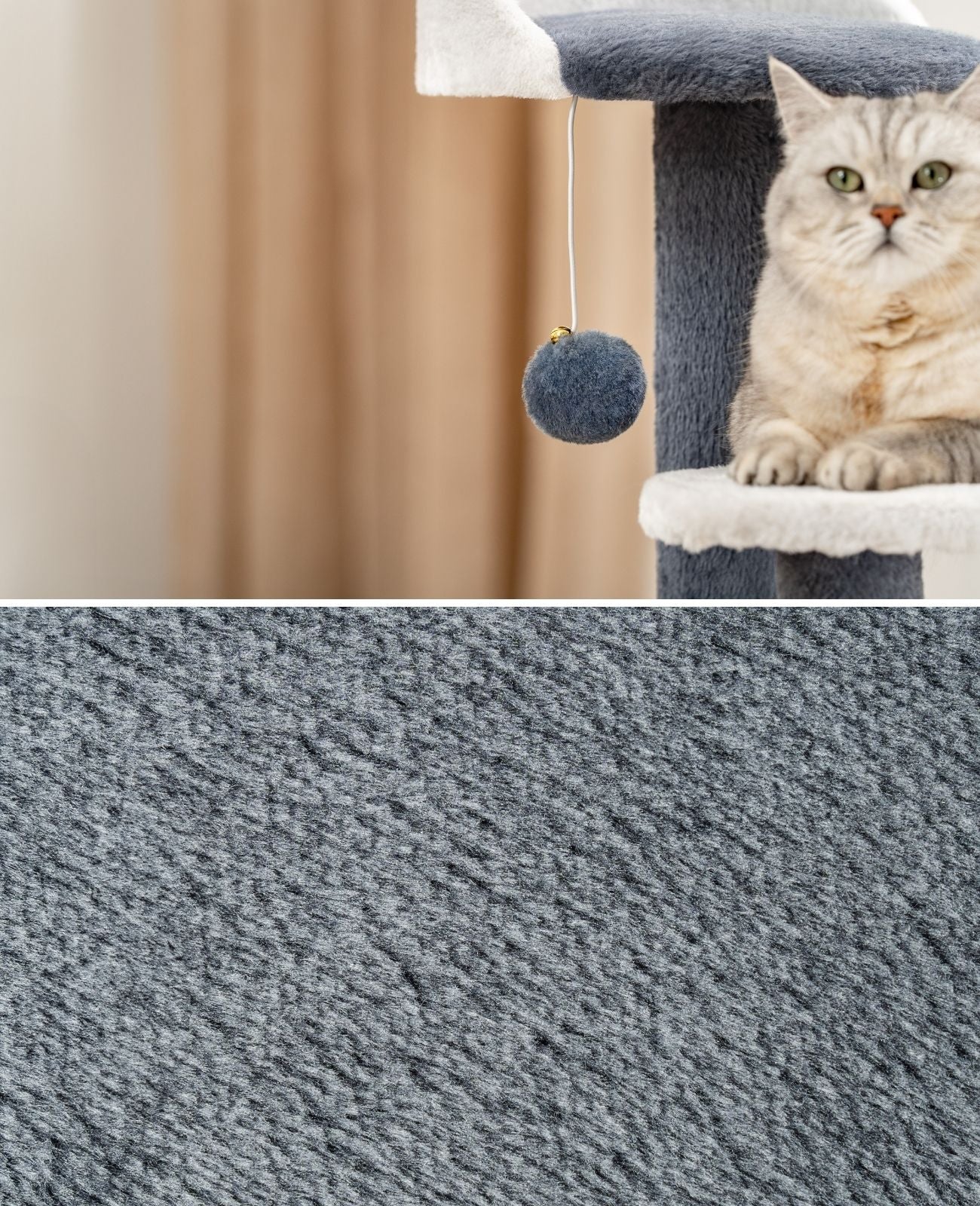 Poste rascador para gatos altura 65 cm