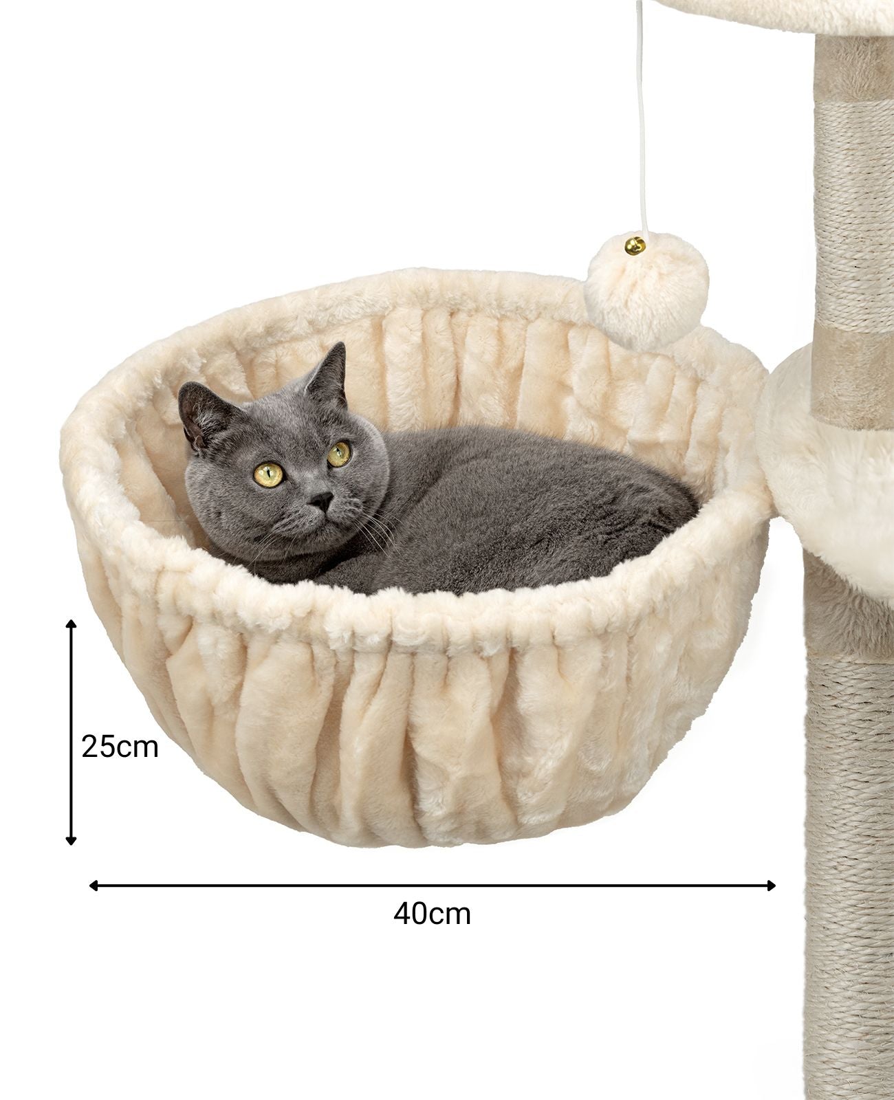 Hamaca Hecha de Felpa, 15 - 25 cm
