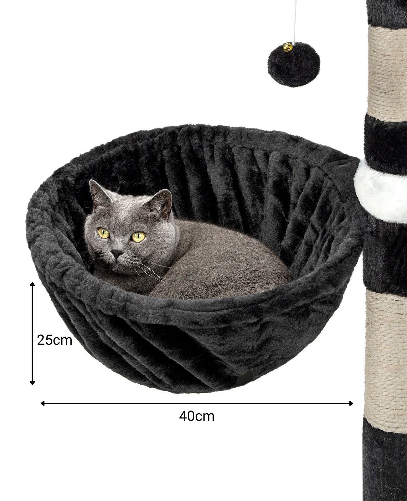 Hamaca Hecha de Felpa, 15 - 25 cm