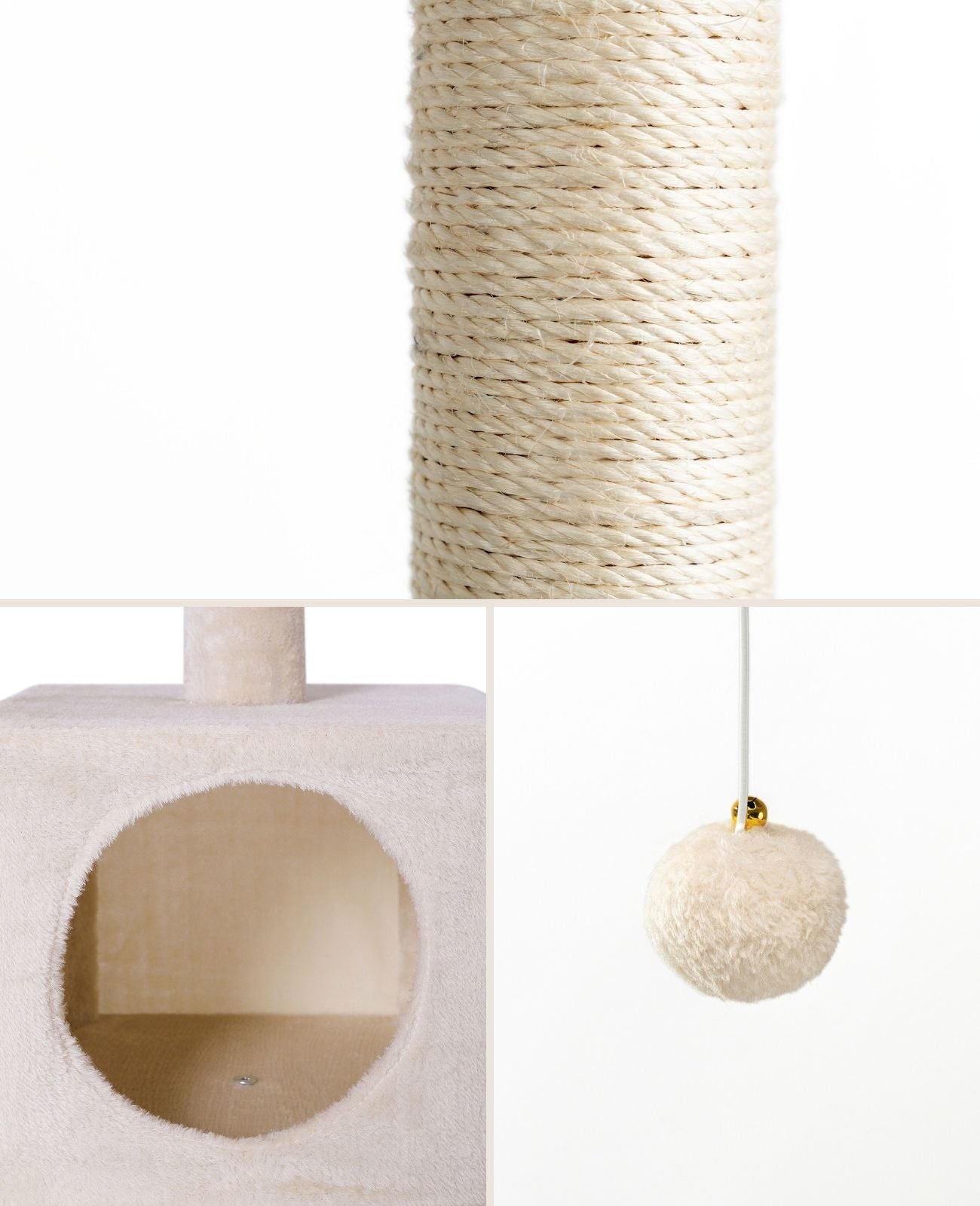 Árbol rascador para gatos árbol para escalar altura 85 cm varios colores