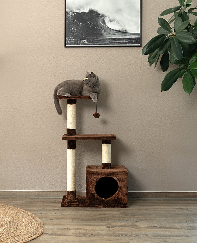 Árbol rascador para gatos árbol para escalar altura 85 cm varios colores