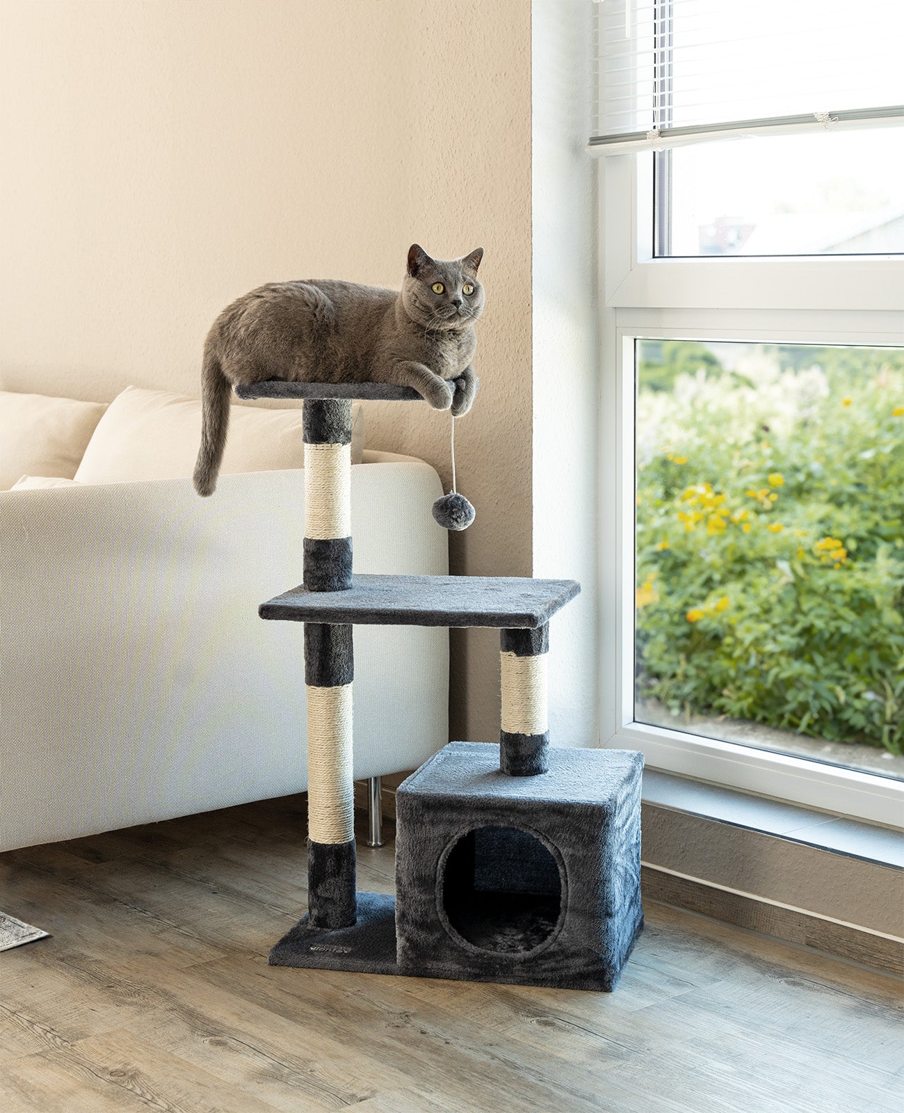 Árbol rascador para gatos árbol para escalar altura 85 cm varios colores