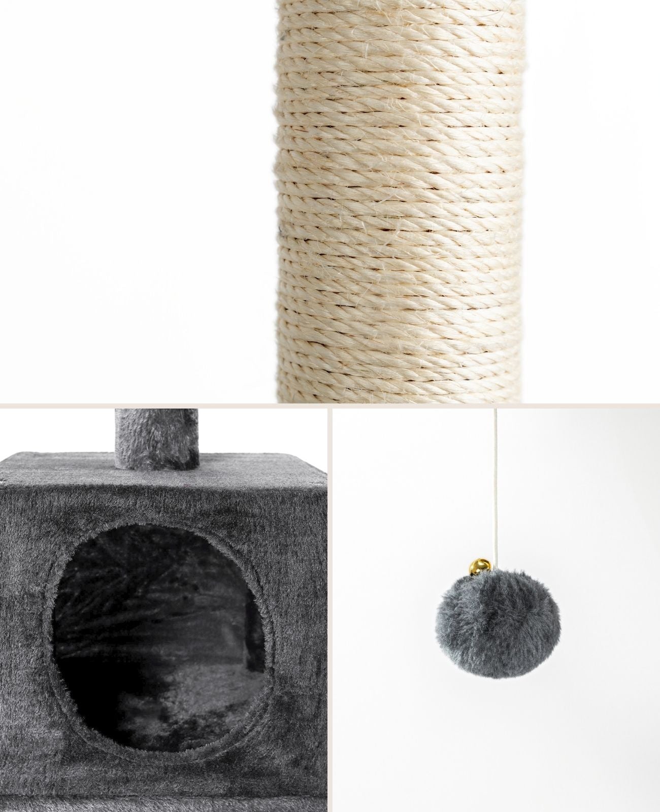 Árbol rascador para gatos árbol para escalar altura 85 cm varios colores