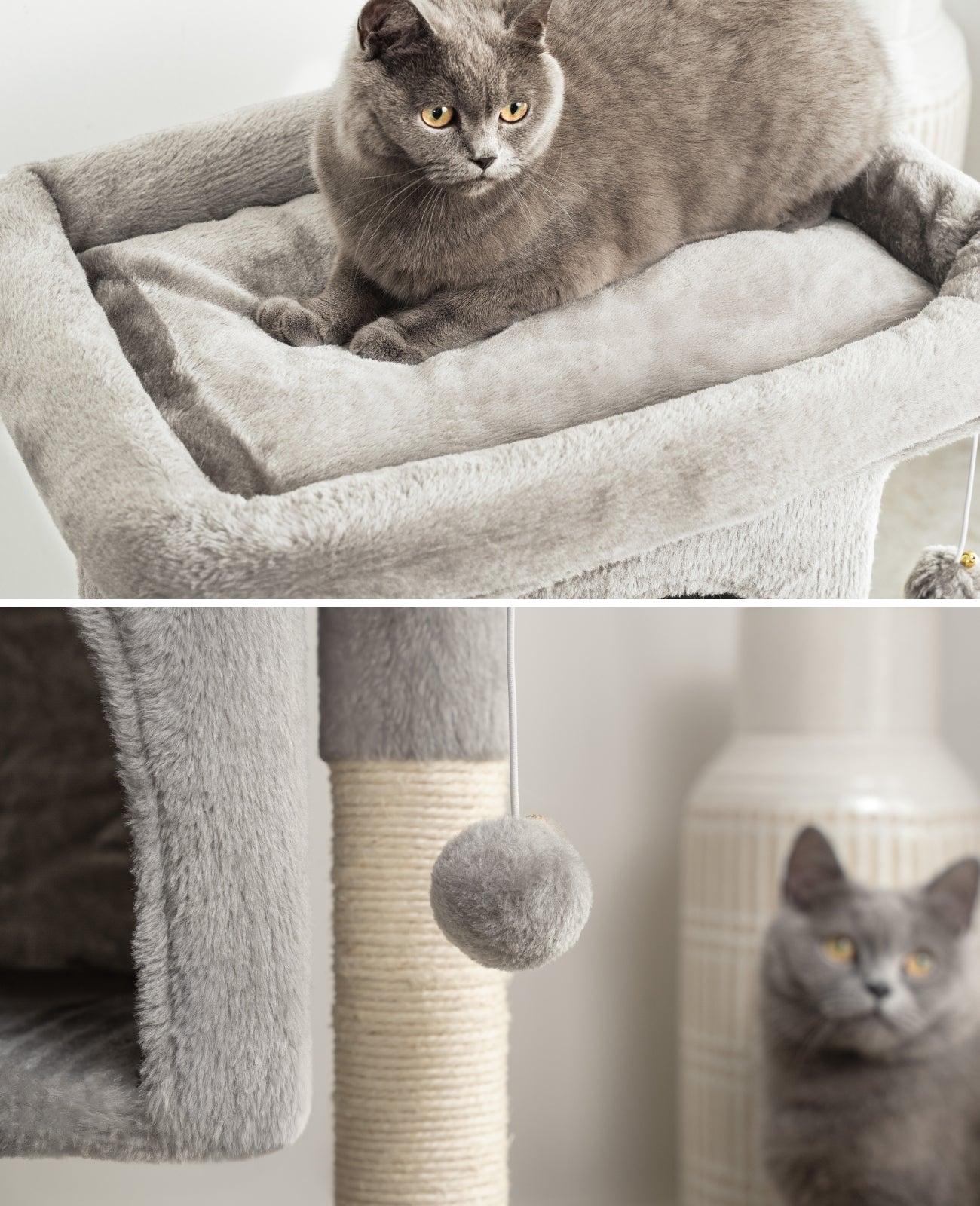 Poste rascador para gatos, 60 cm