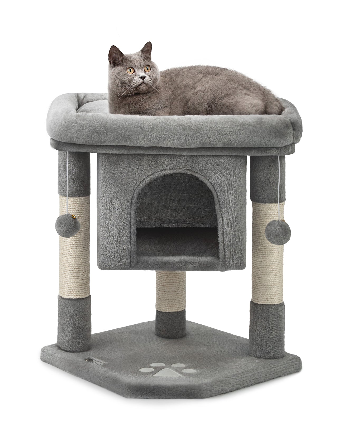 Poste rascador para gatos, 60 cm