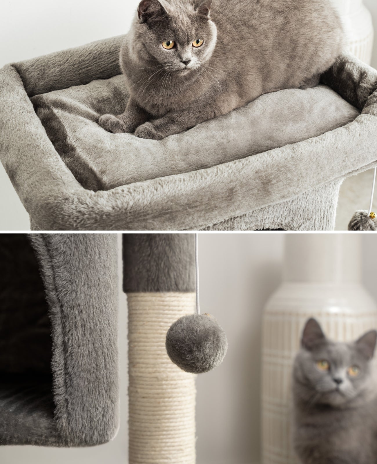 Poste rascador para gatos, 60 cm
