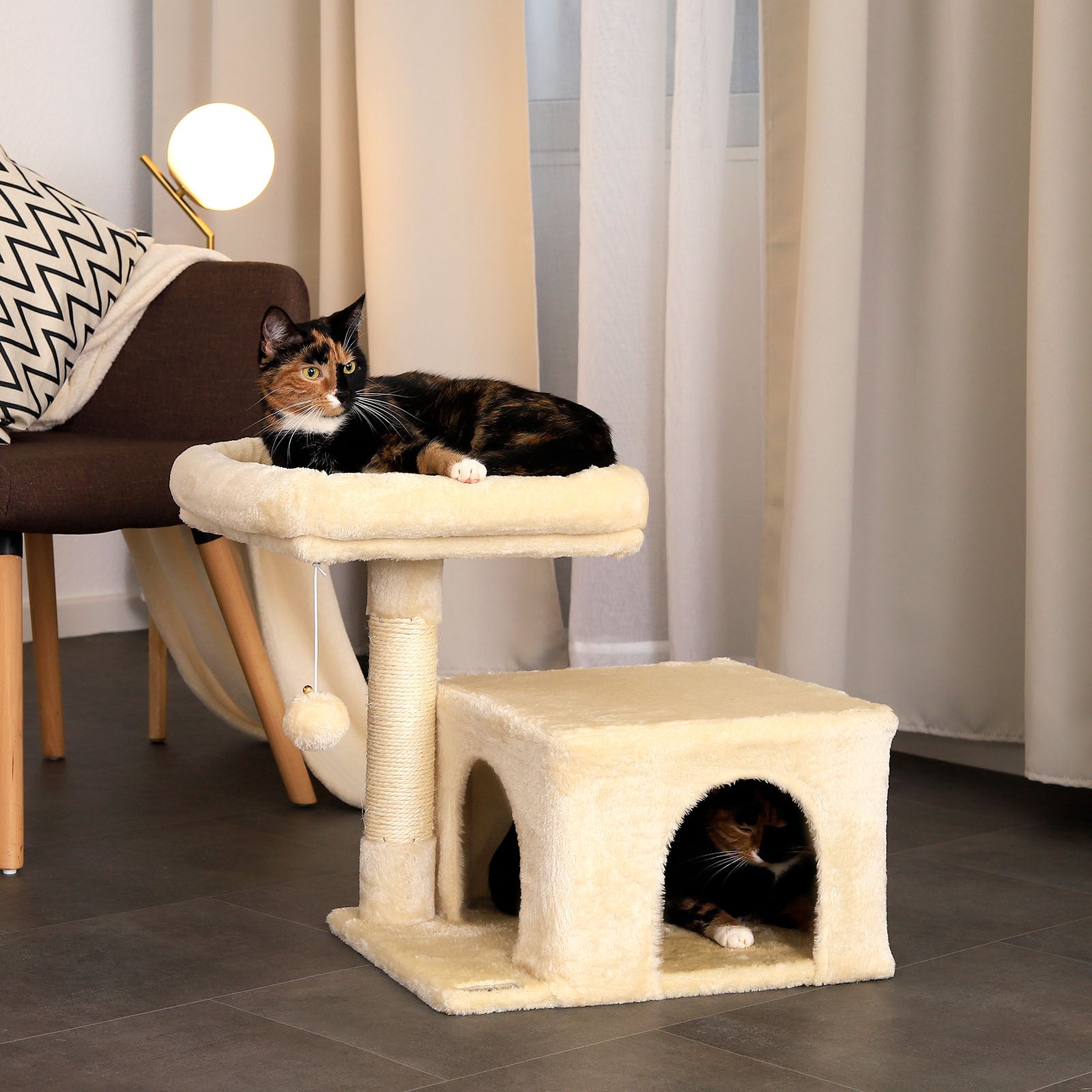 Poste rascador para gatos altura 50 cm