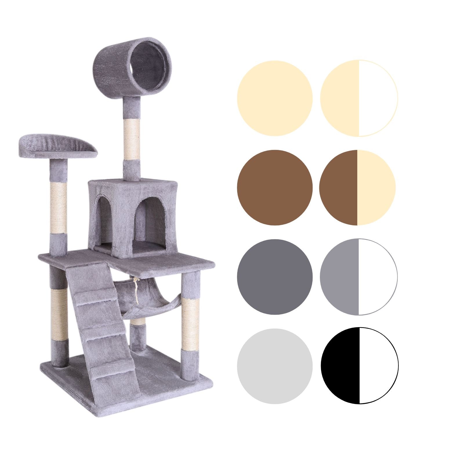 Poste rascador para gatos altura 133 cm
