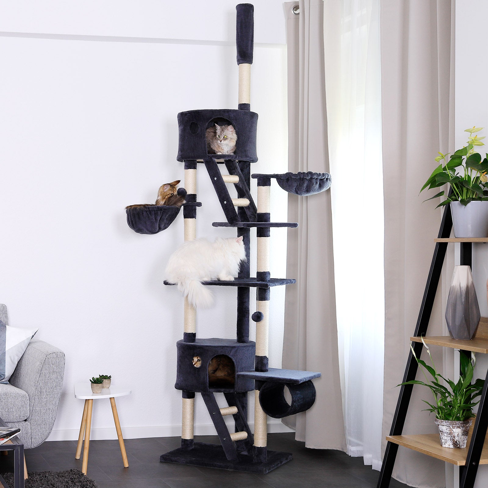 Árbol para gatos XXL de altura regulable