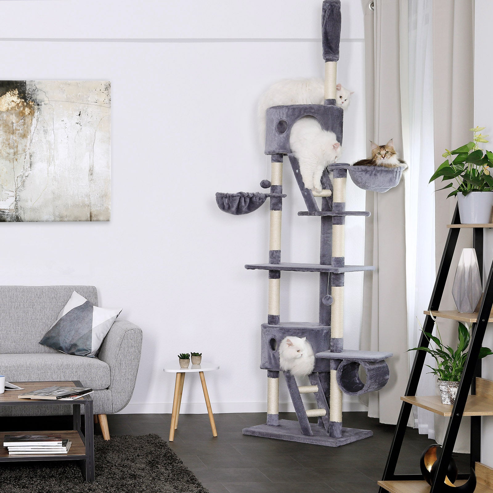 Árbol para gatos XXL de altura regulable