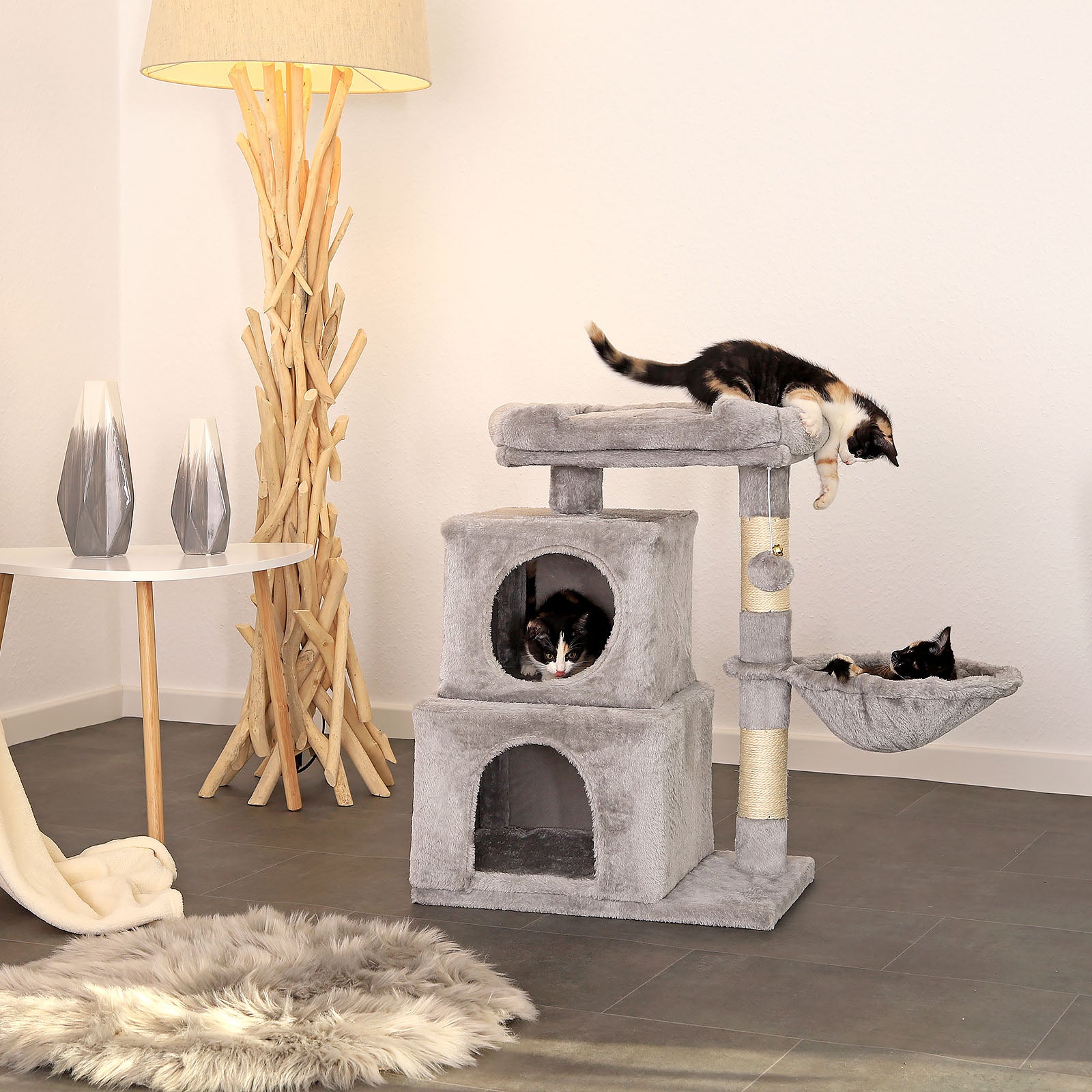 Poste rascador para gatos, 70 cm