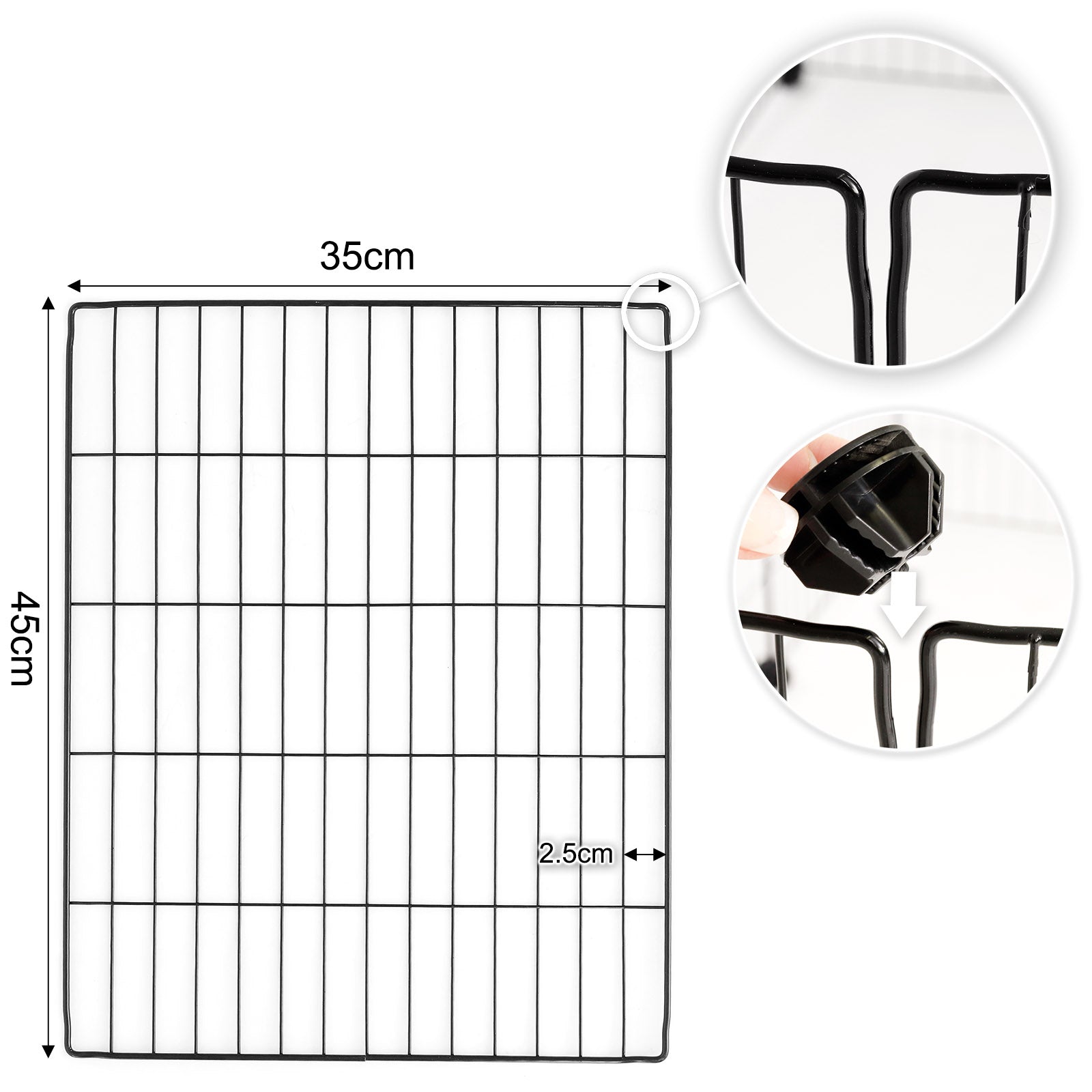 Recinto exterior metálico ampliable para animales pequeños