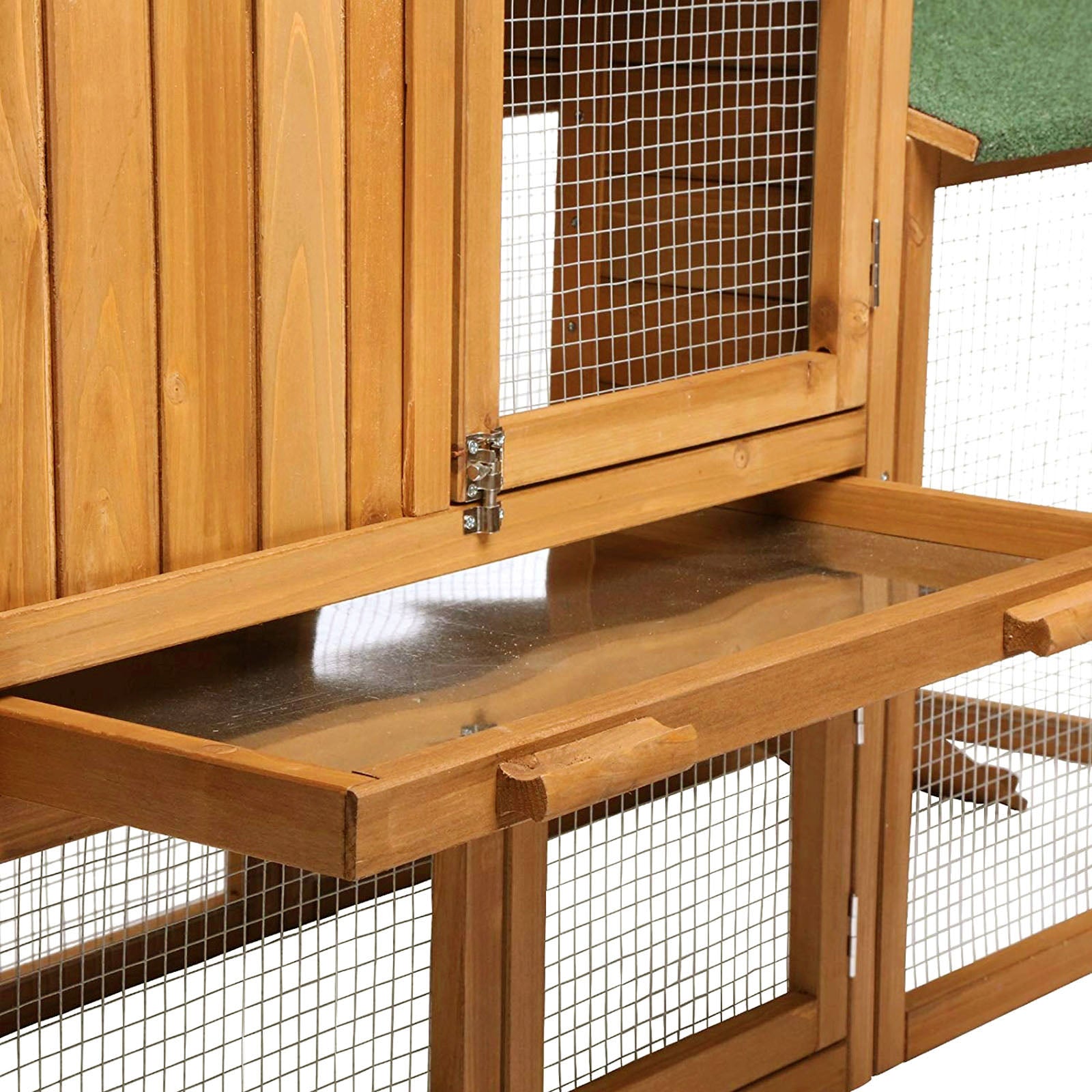 herausnehmbare Schublade aus Holz zur Reinigung