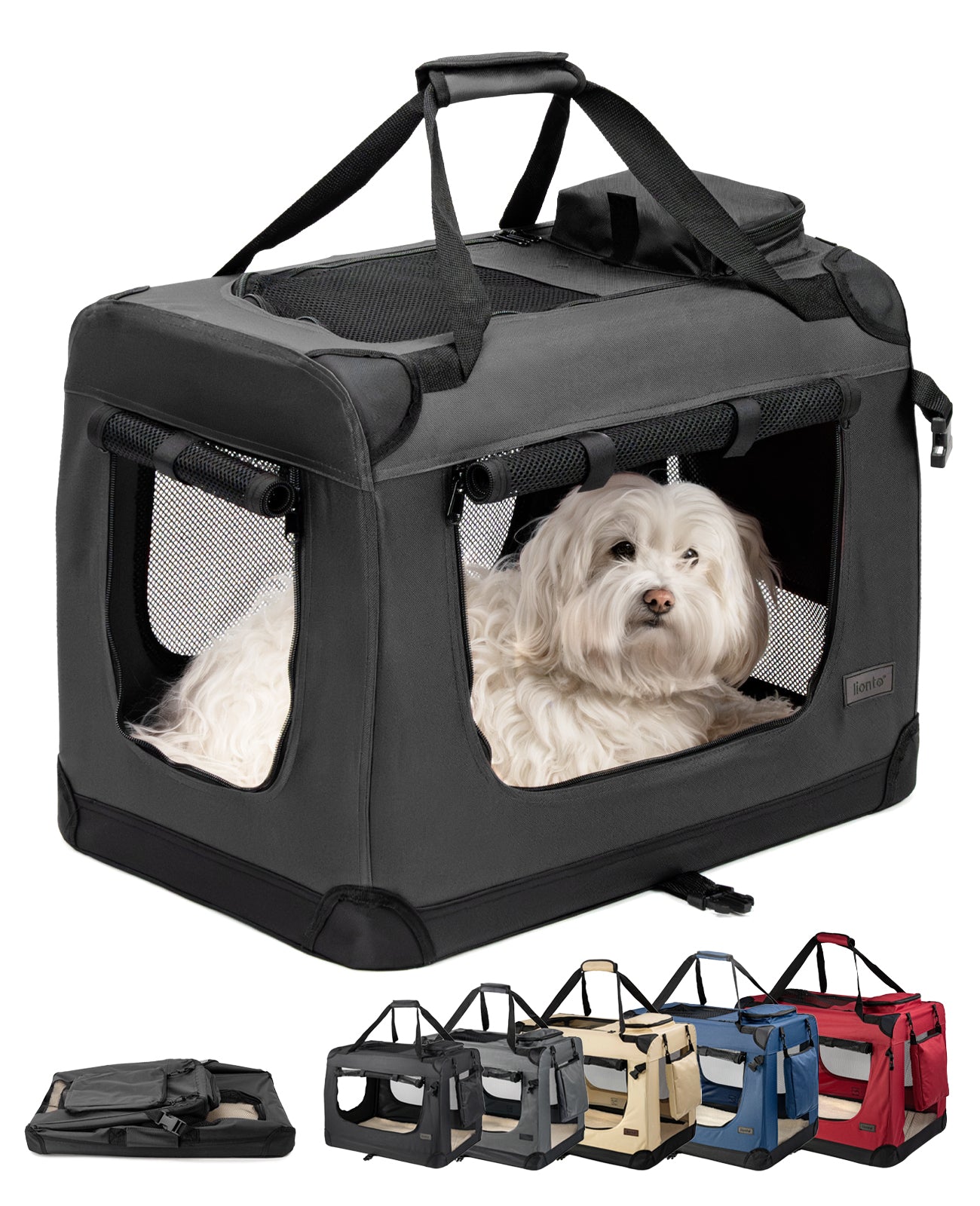 Zusammenklappbare Hundetransportkiste