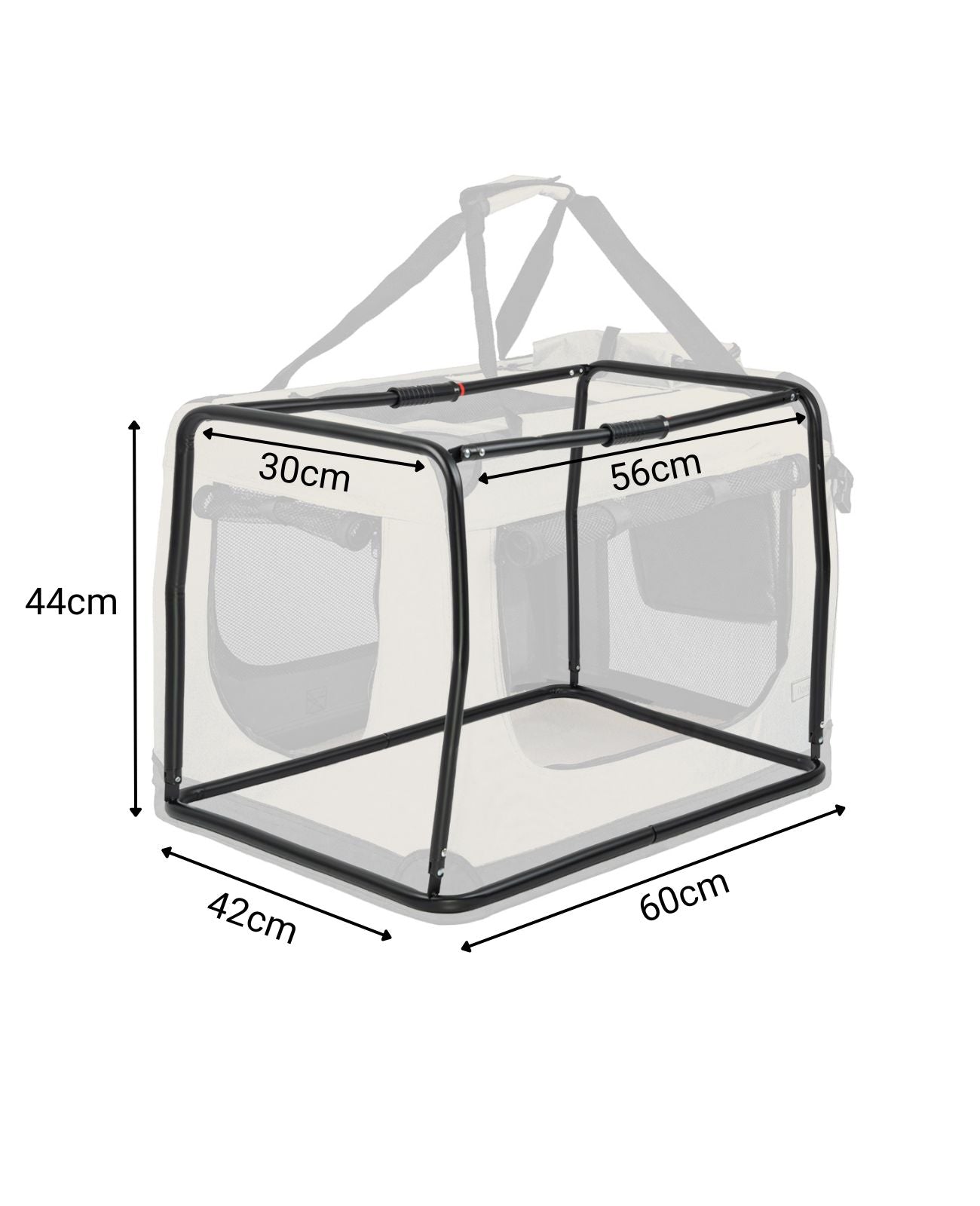 Caja de transporte para gatos plegable