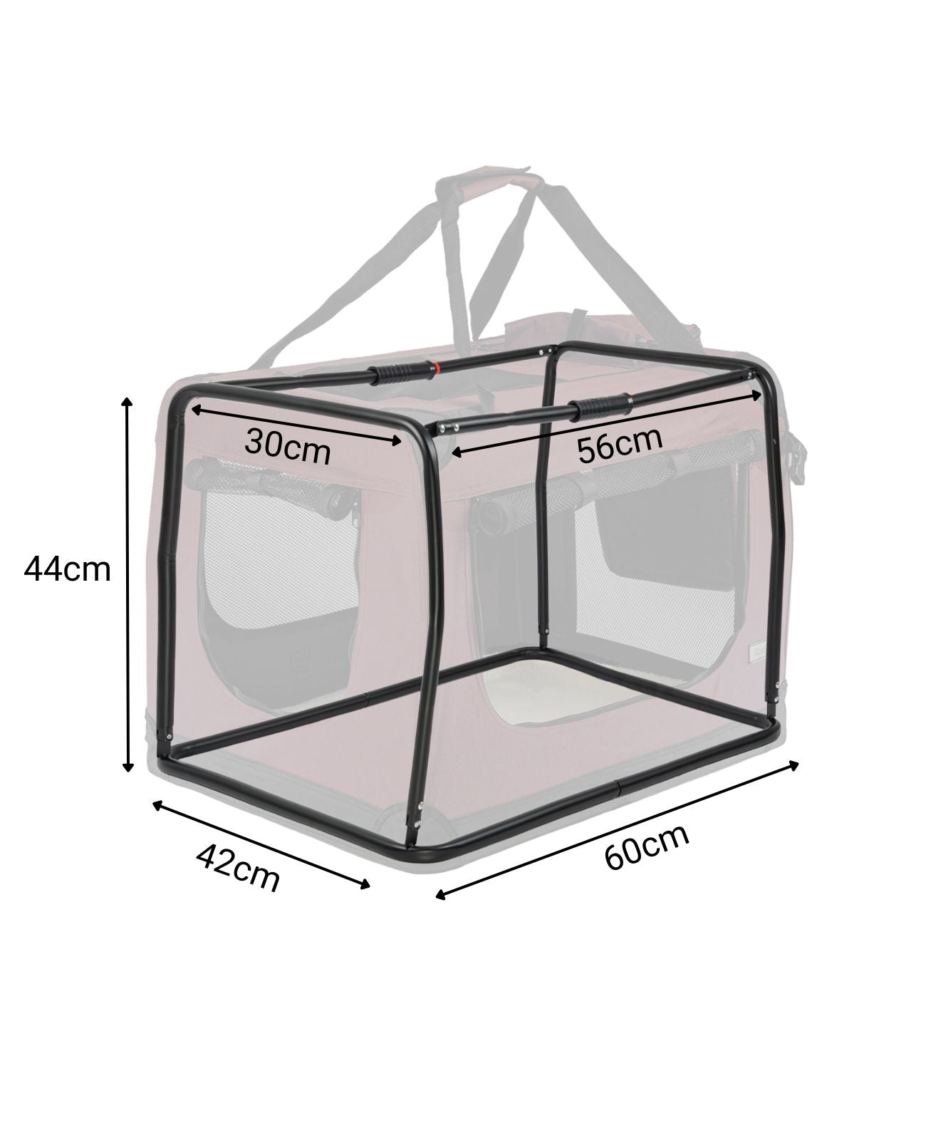 Caja de transporte para gatos plegable