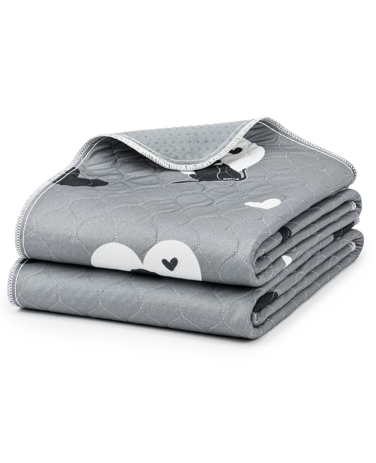 lionto Alfombrillas reutilizables para cachorros, set de 2, gris
