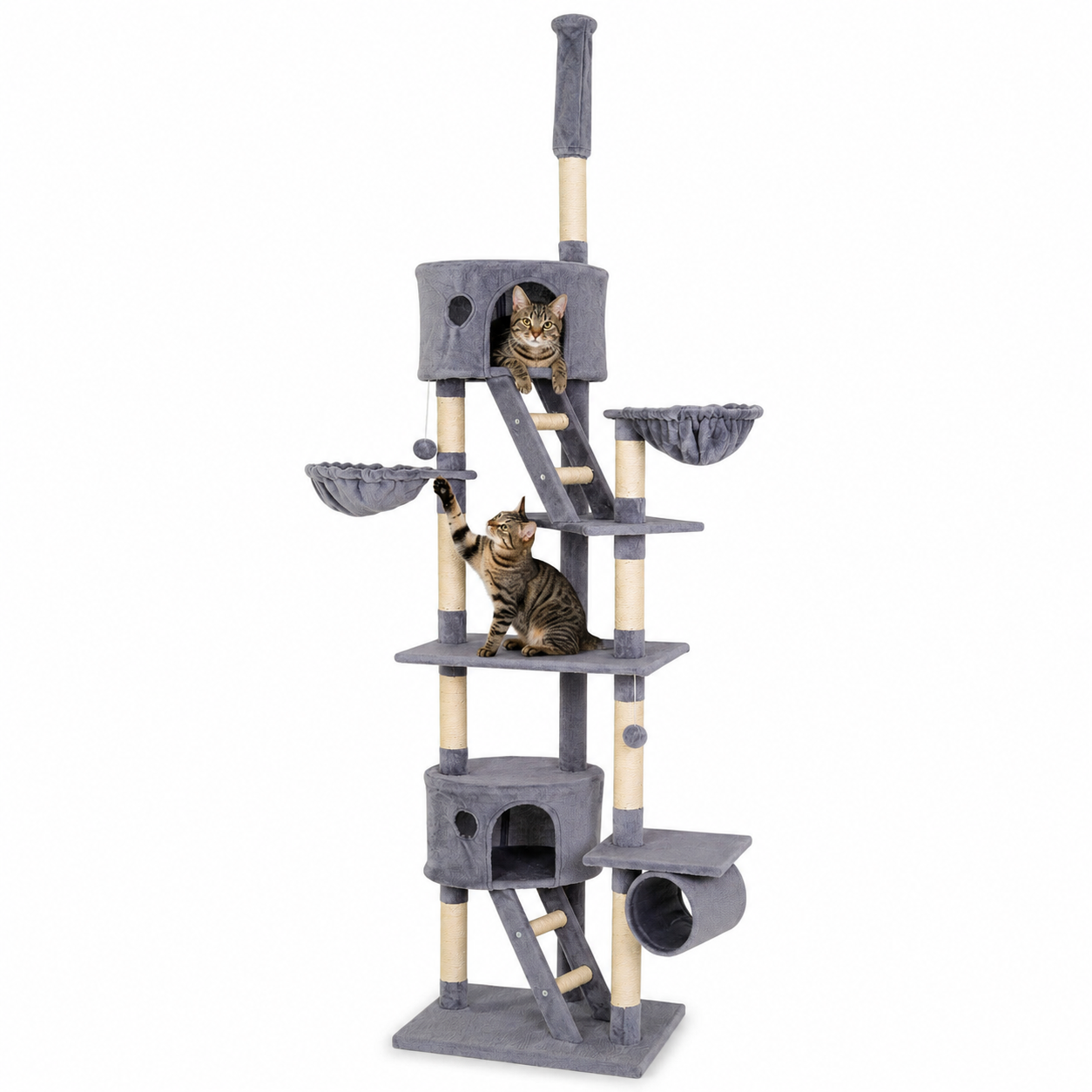 Rascador para gatos Árbol escalador arañar Juguete para Mascotas Sisal